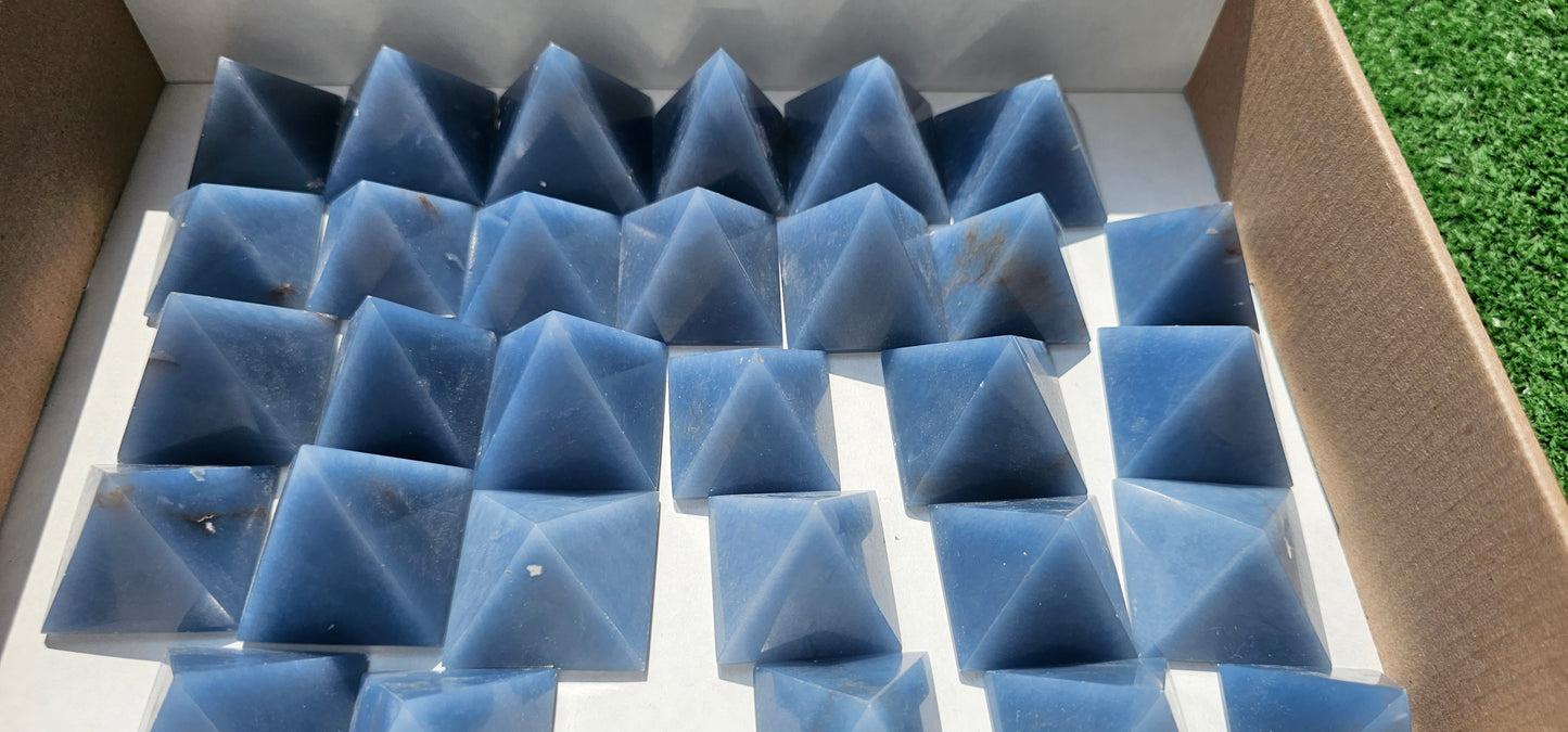 Lot 30 Pyramids Angelite**