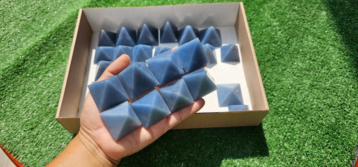 Lot 30 Pyramids Angelite**
