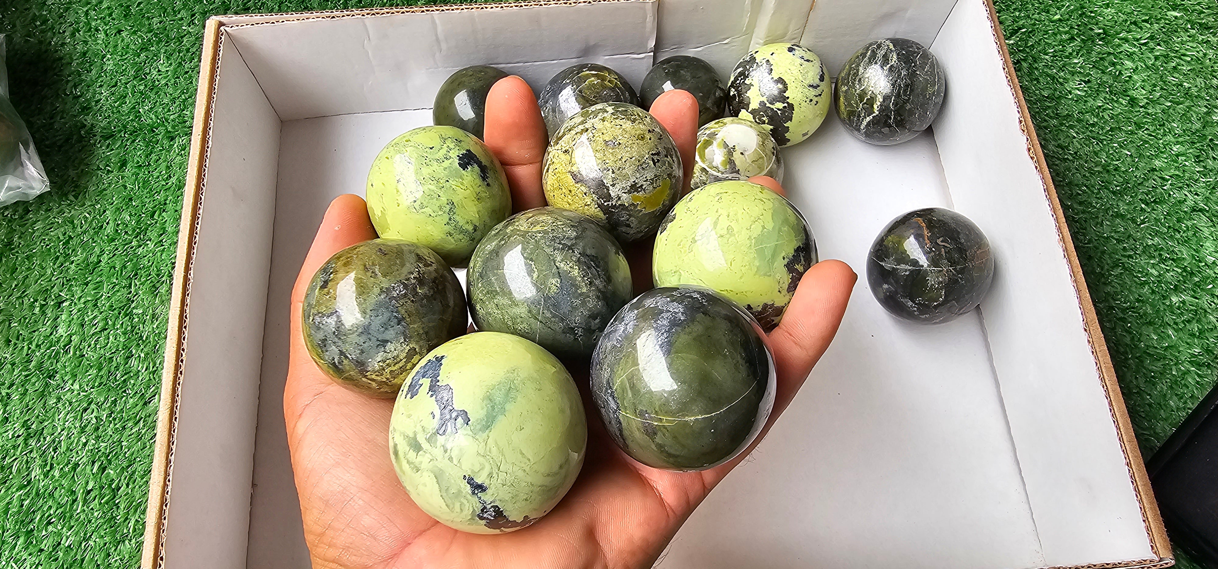 Lot 17 Serpentine Sphere