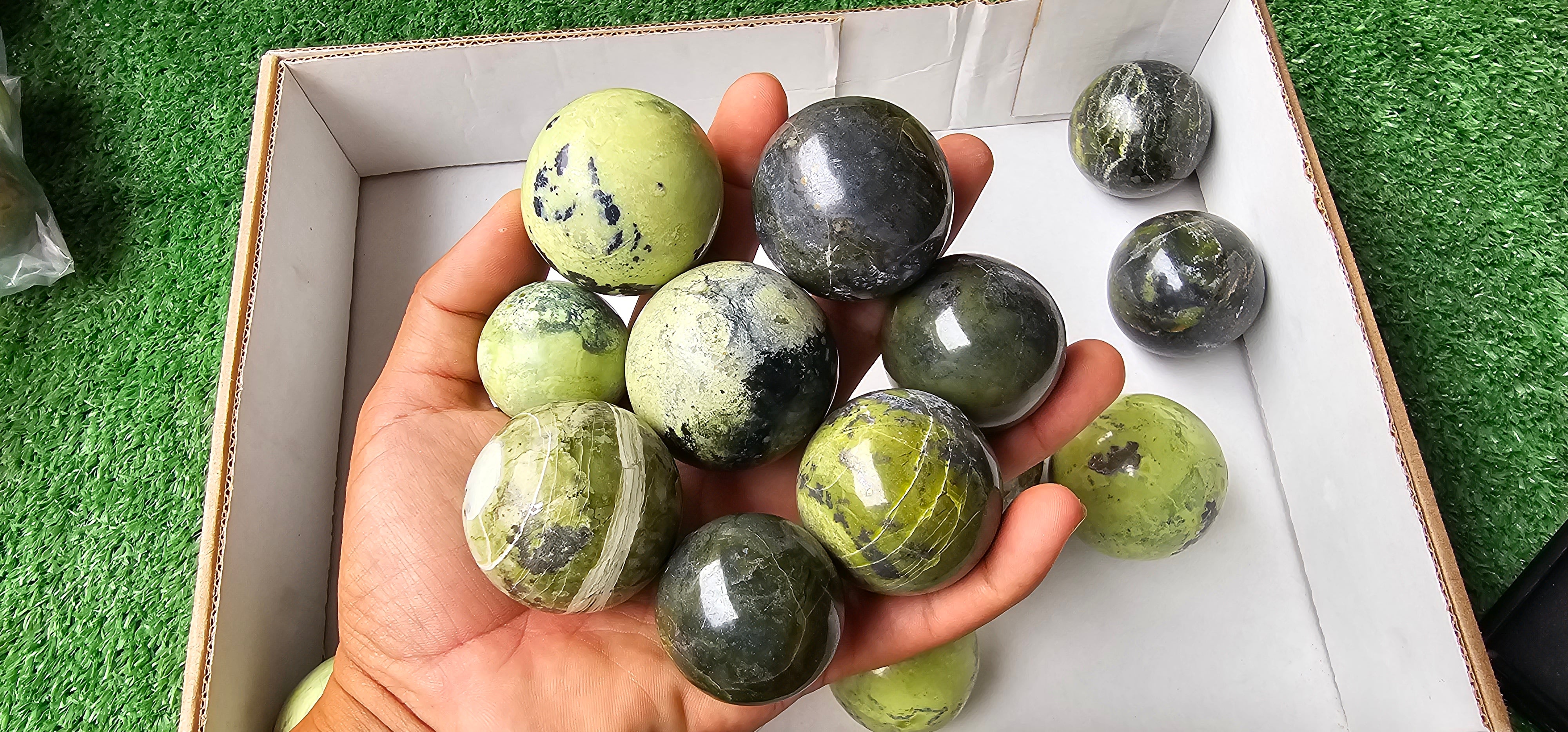 Lot 17 Serpentine Sphere