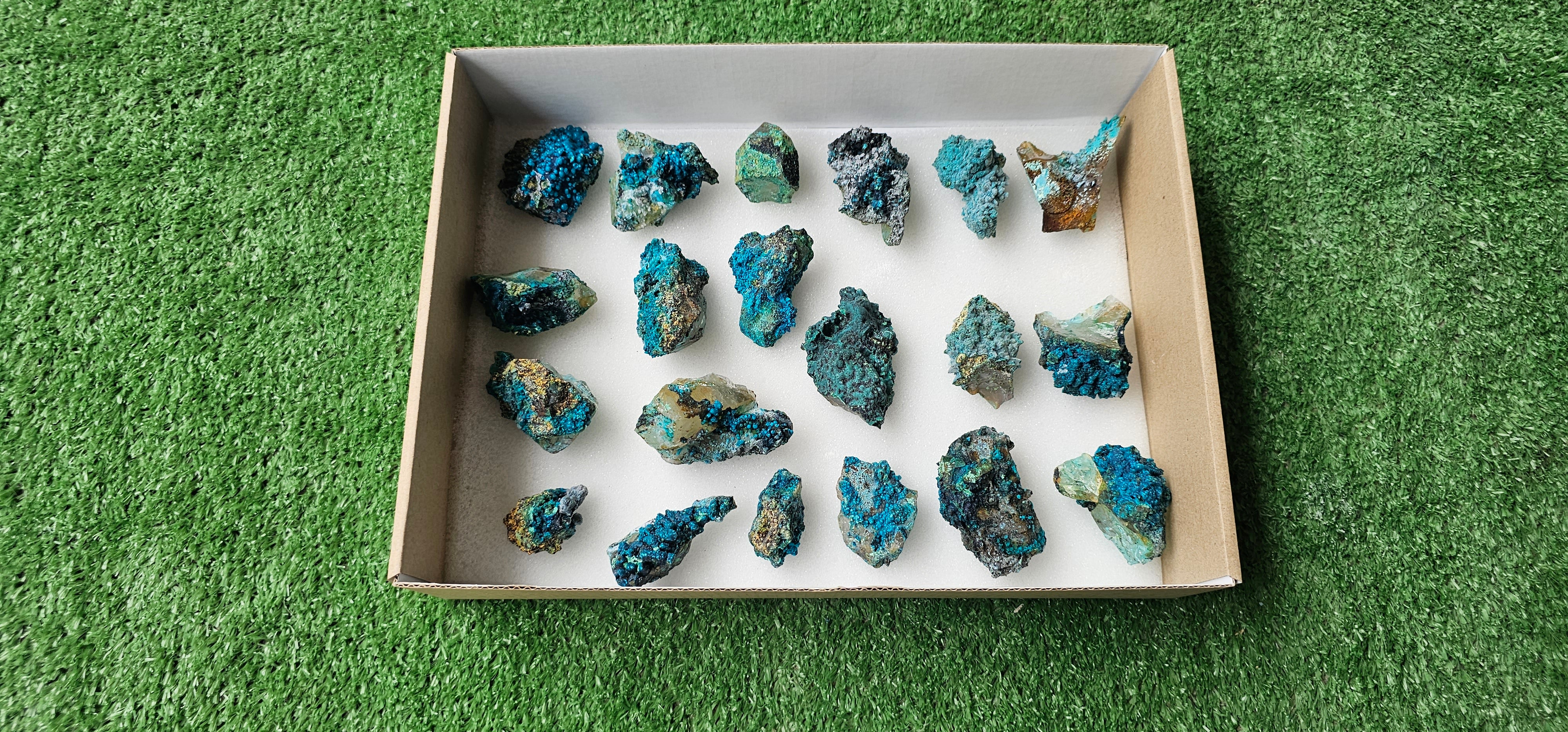 Lot 20 Chrysocolla on Quartz