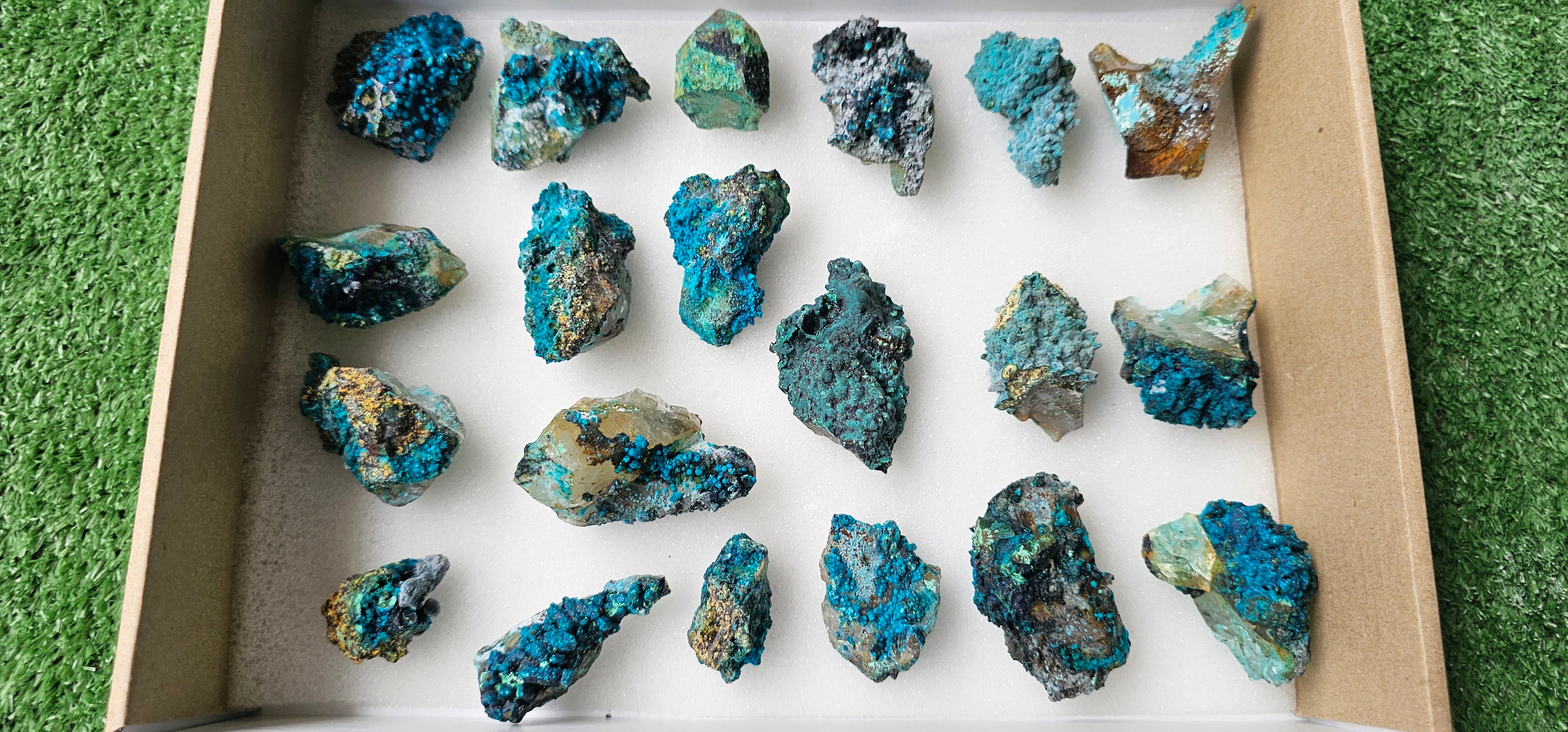 Lot 20 Chrysocolla on Quartz