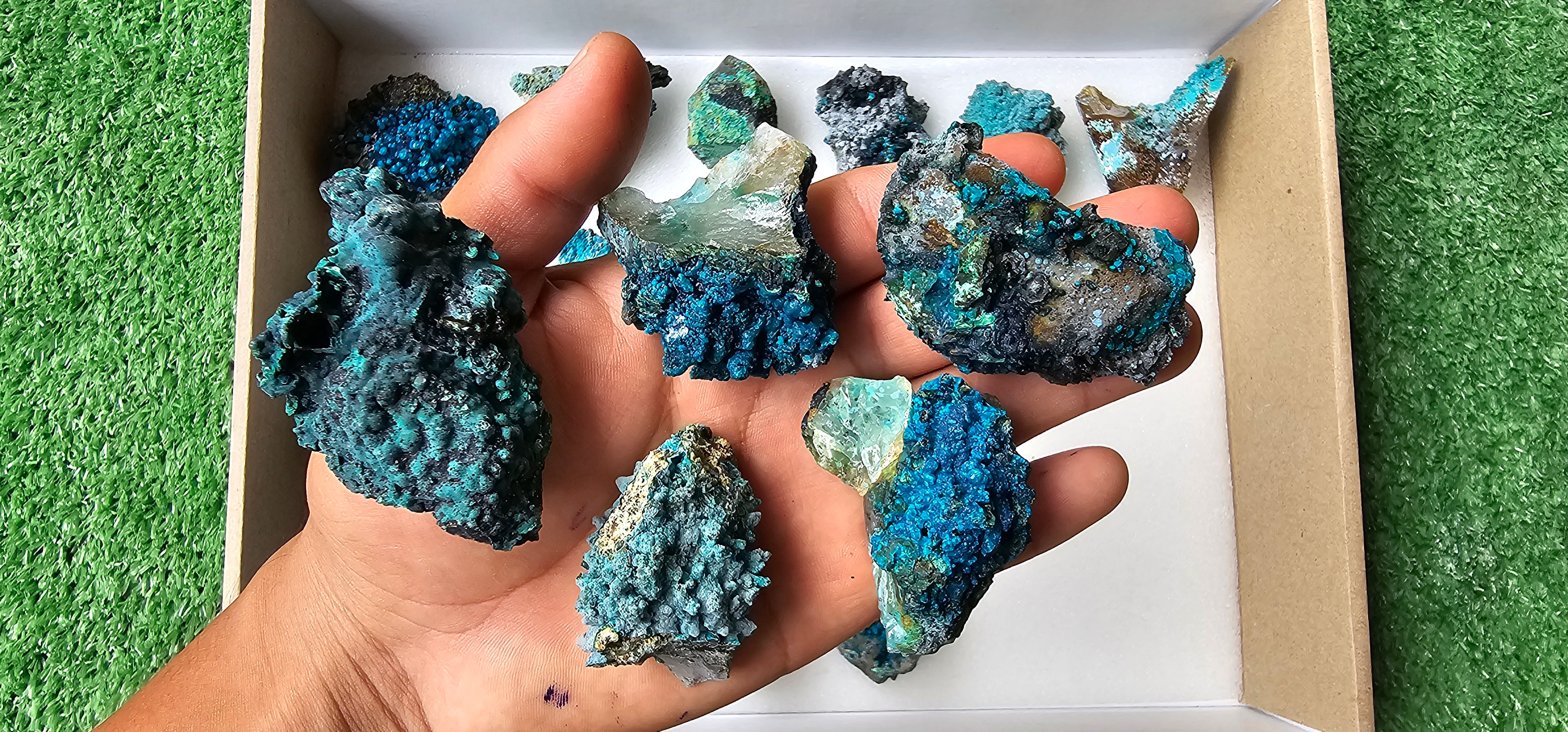 Lot 20 Chrysocolla on Quartz