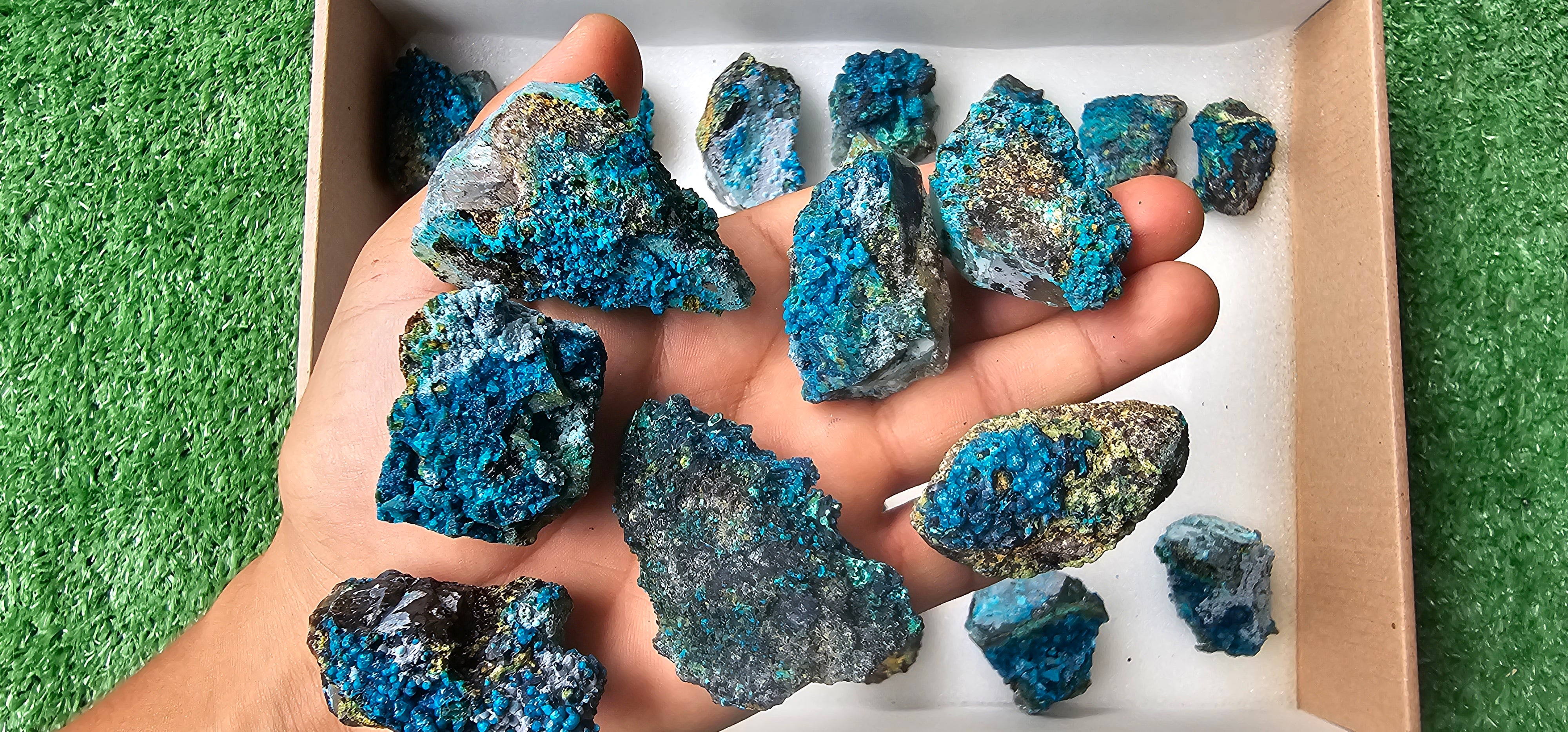 Lot 20 Chrysocolla on Quartz