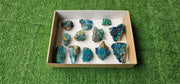 Lot 12 Chrysocolla on Quartz