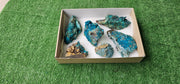 Lot 6 Chrysocolla on Quartz