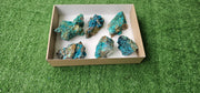 Lot 6 Chrysocolla on Quartz