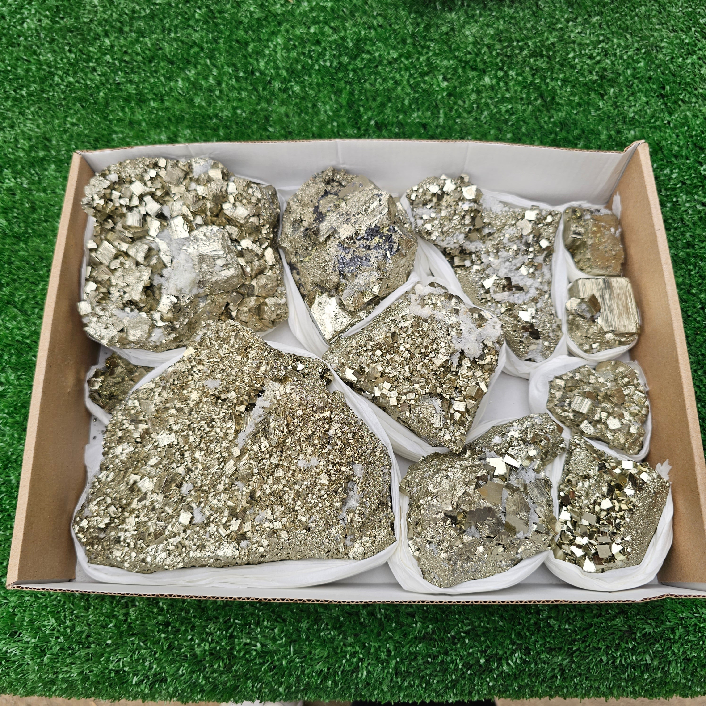 12 pc pyrite Cubic box