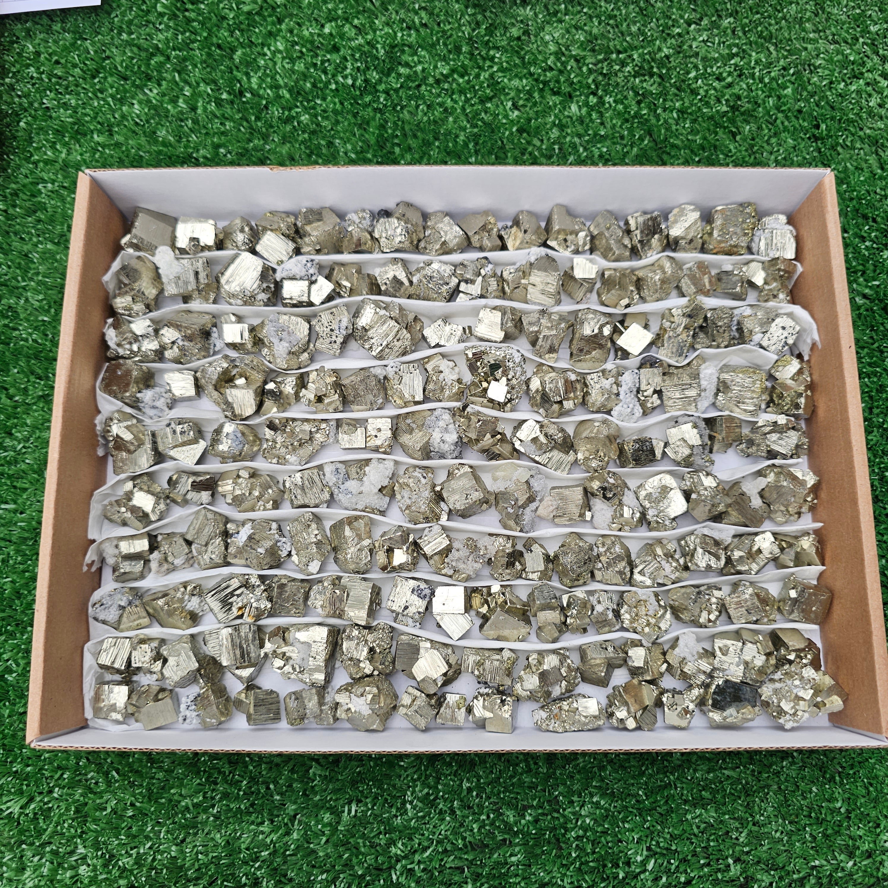 130 pc pyrite Cubic box