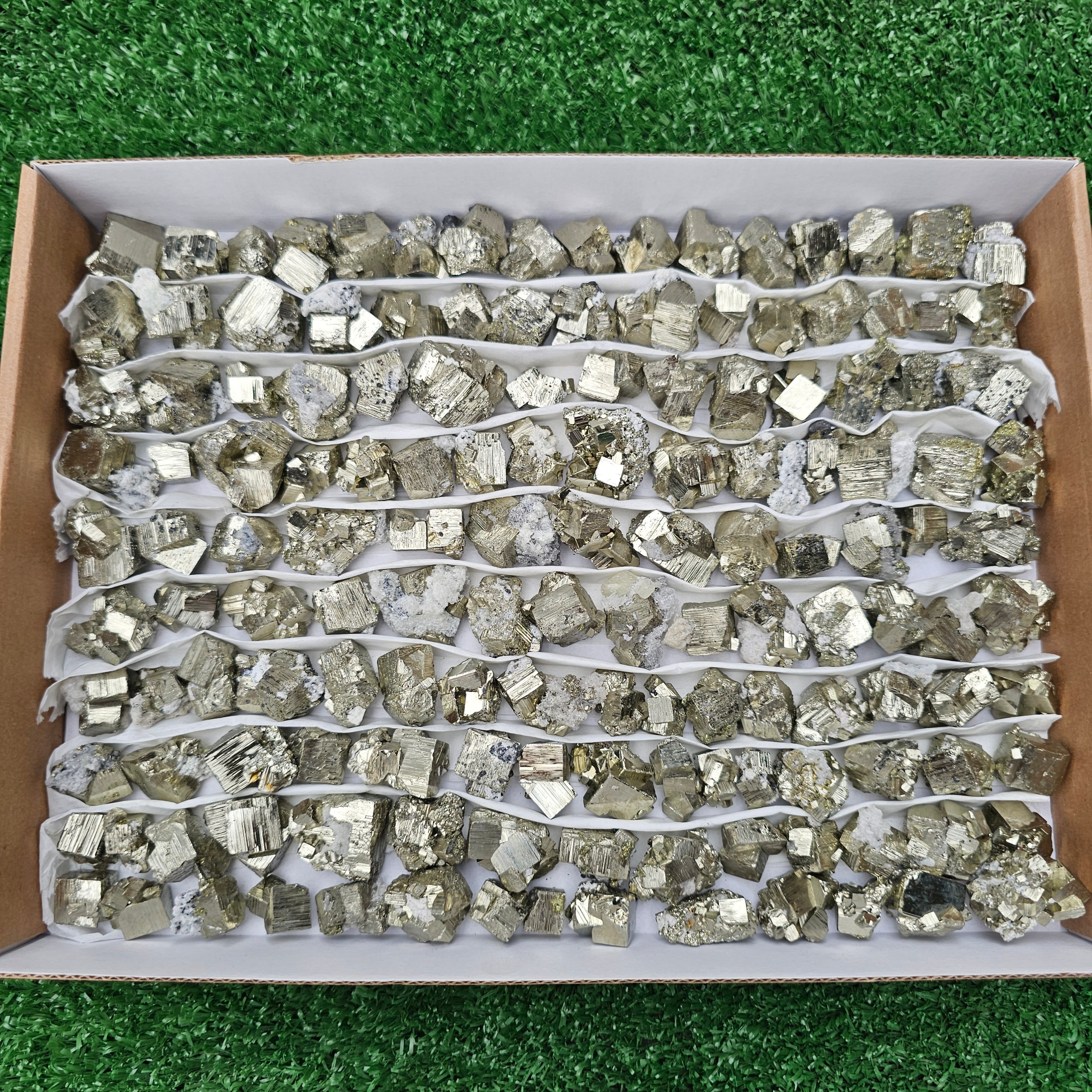 130 pc pyrite Cubic box