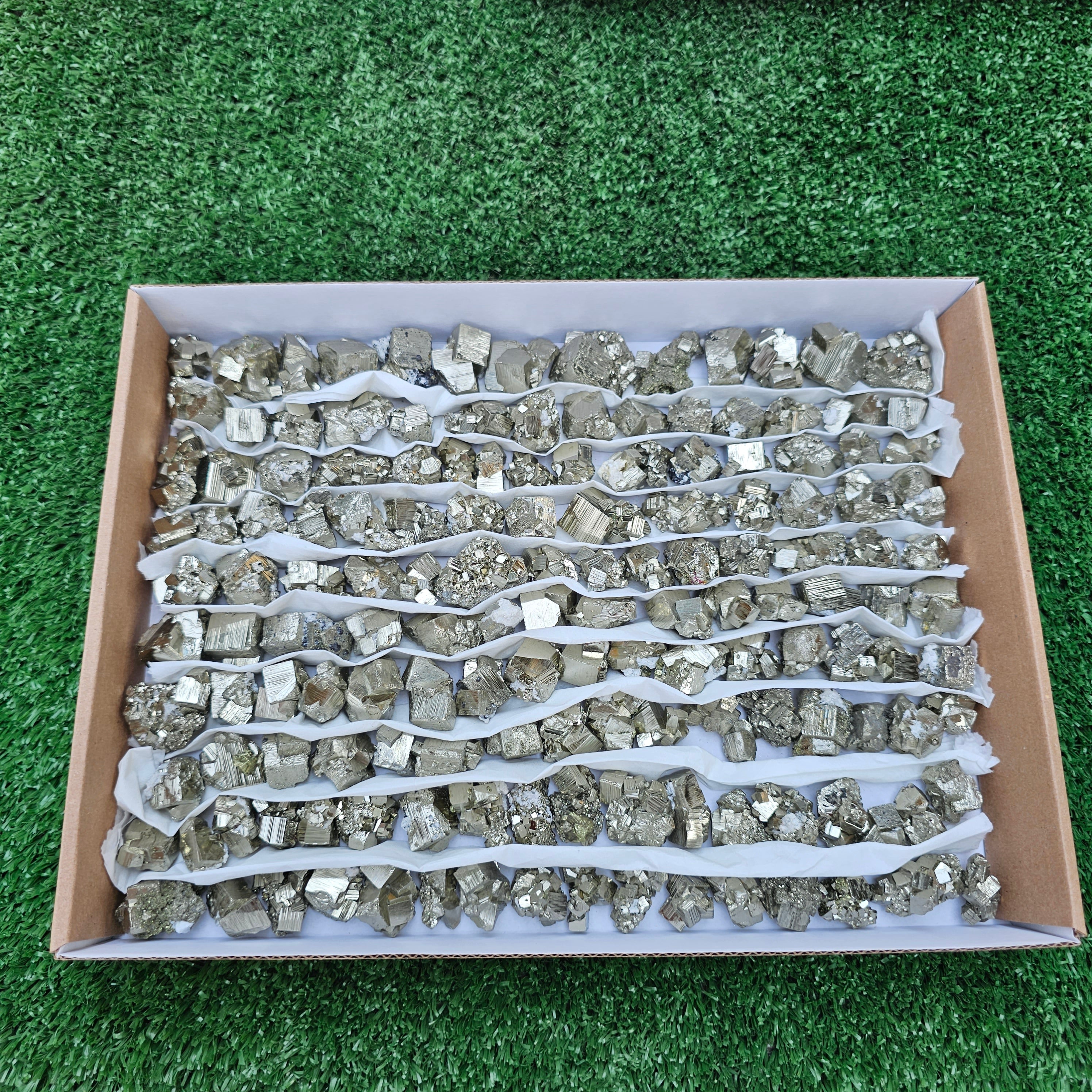 150 pc Box Pyrite Cubic