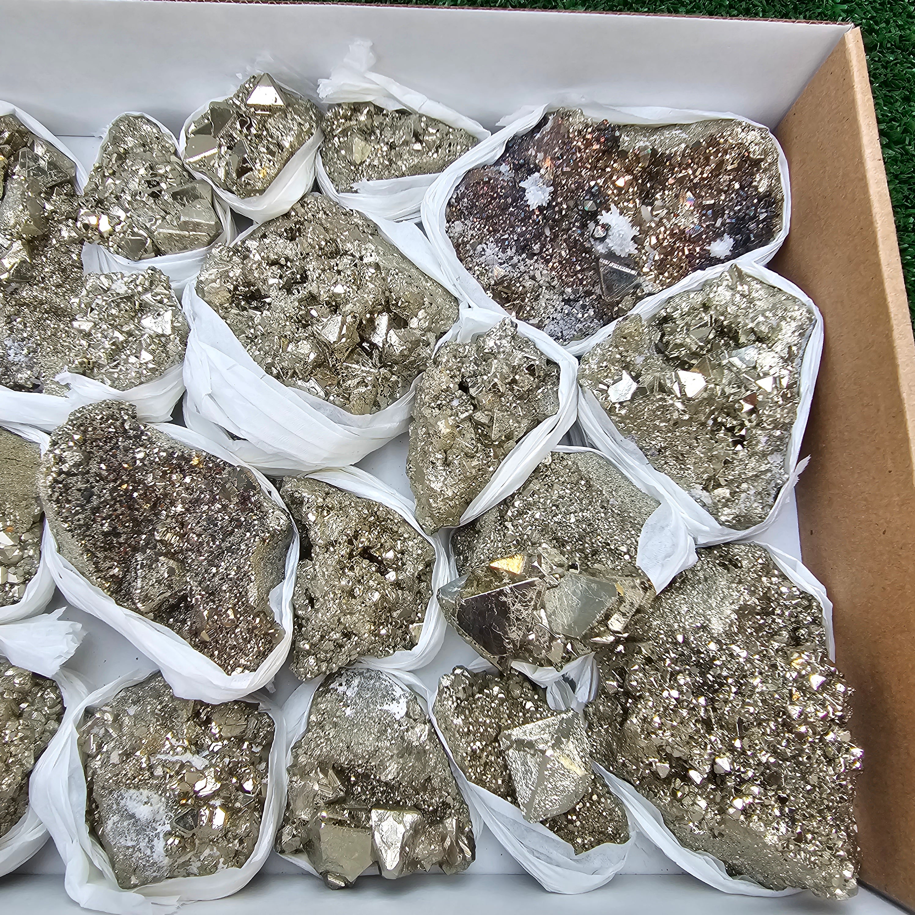 18  pc pyrite octahedral