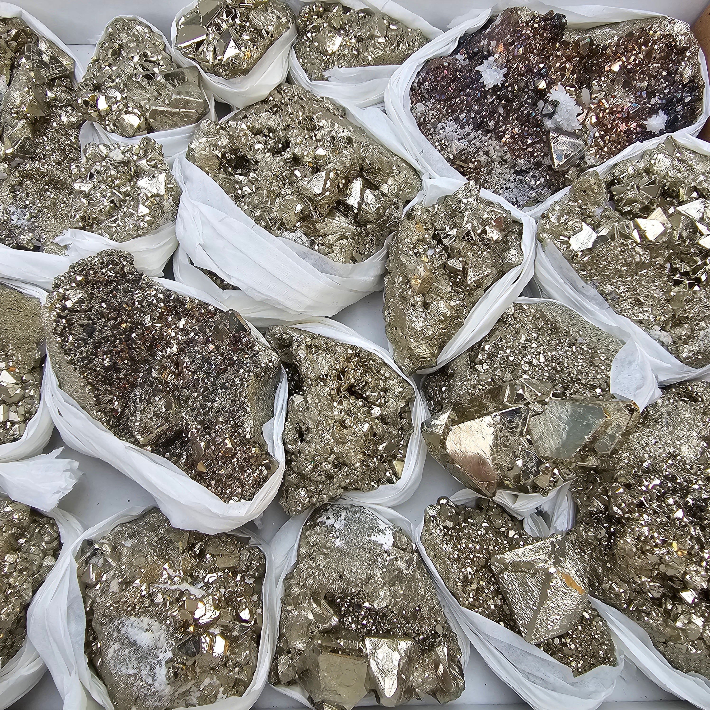 18  pc pyrite octahedral