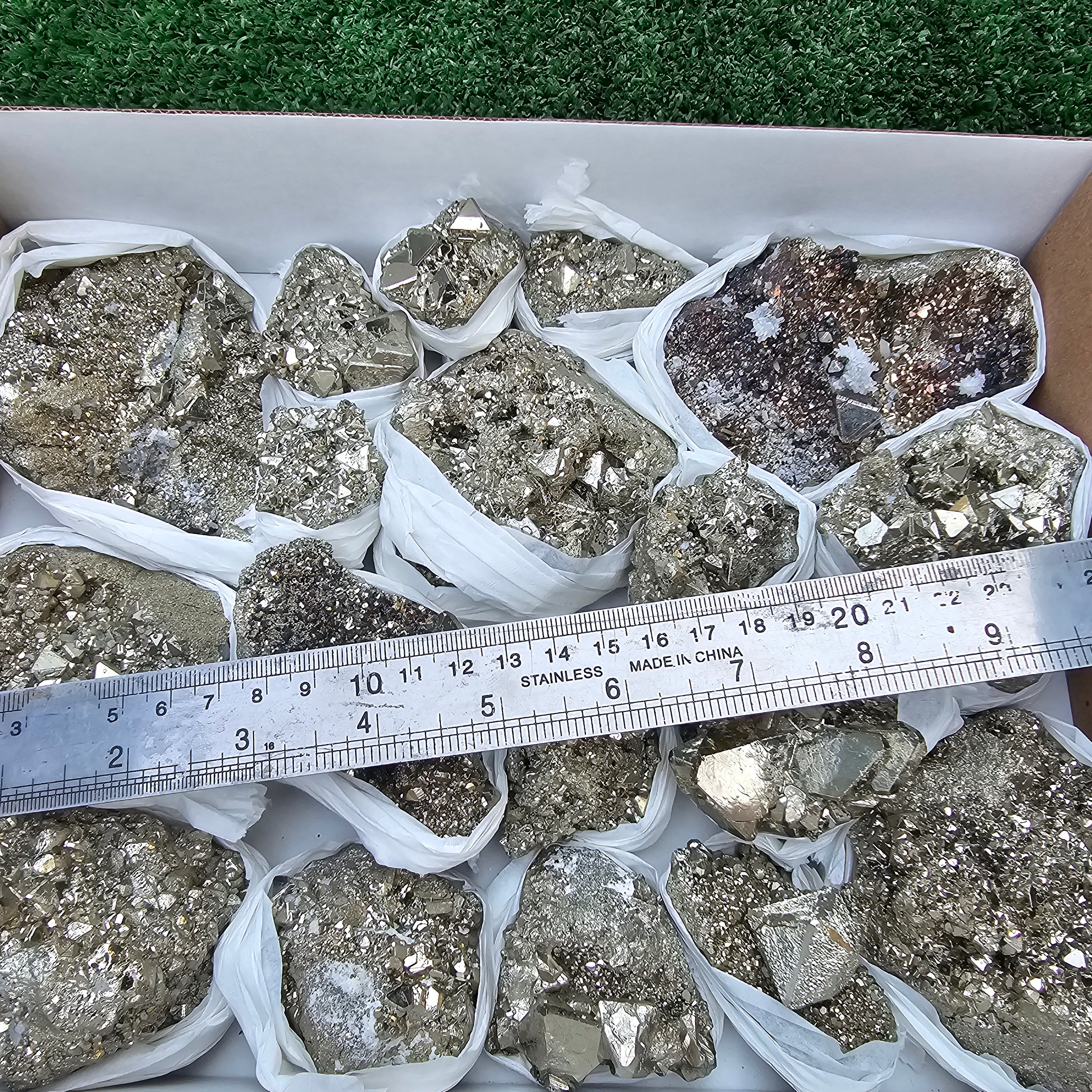 18  pc pyrite octahedral