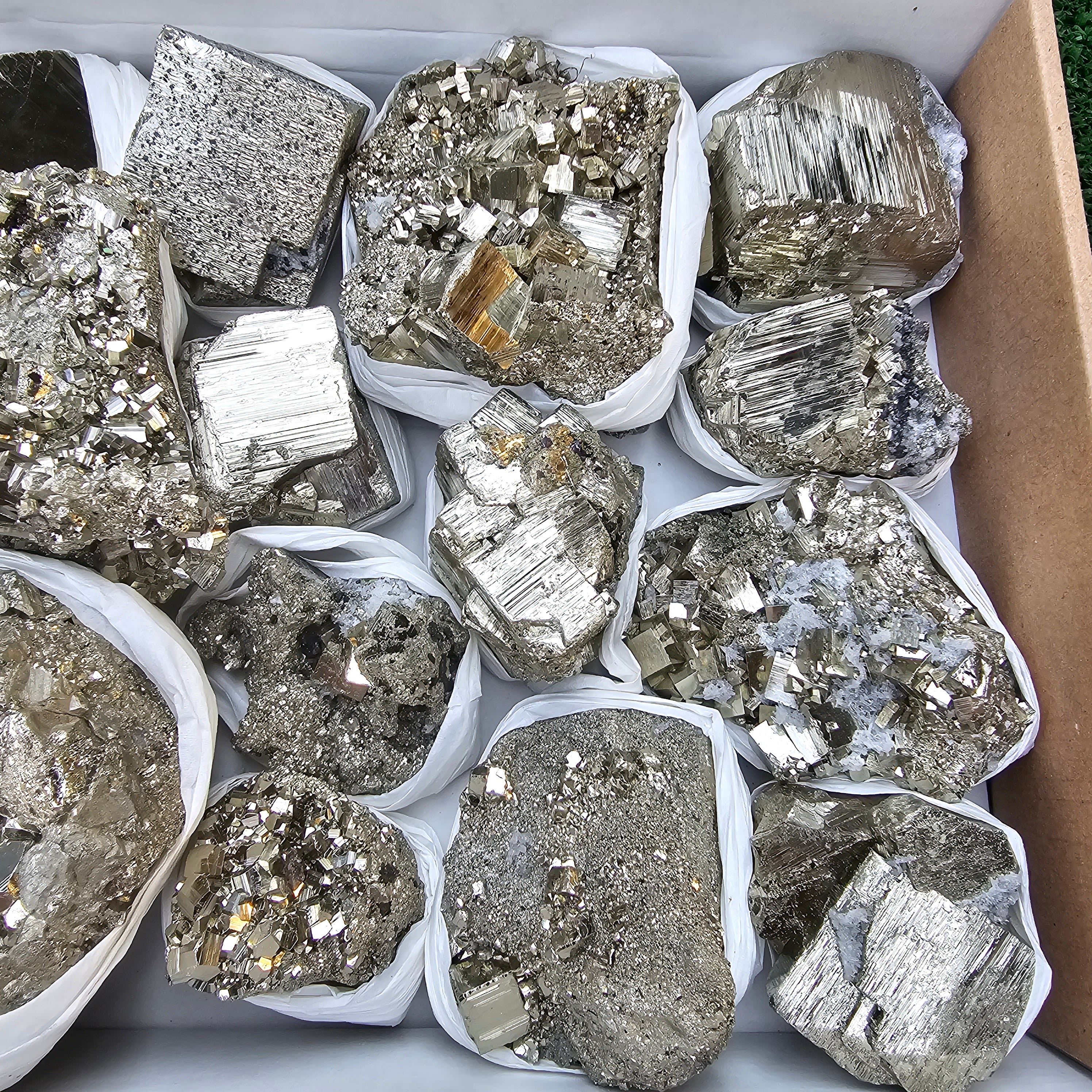15 pc Pyrite Cubic