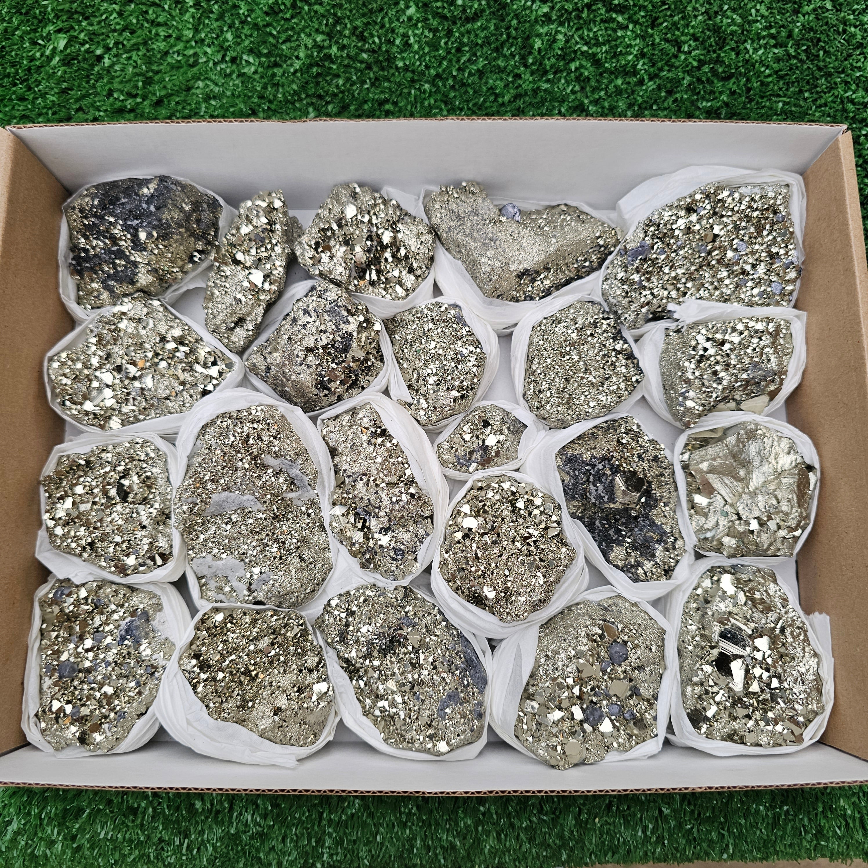 22 pc pyrite octahedral