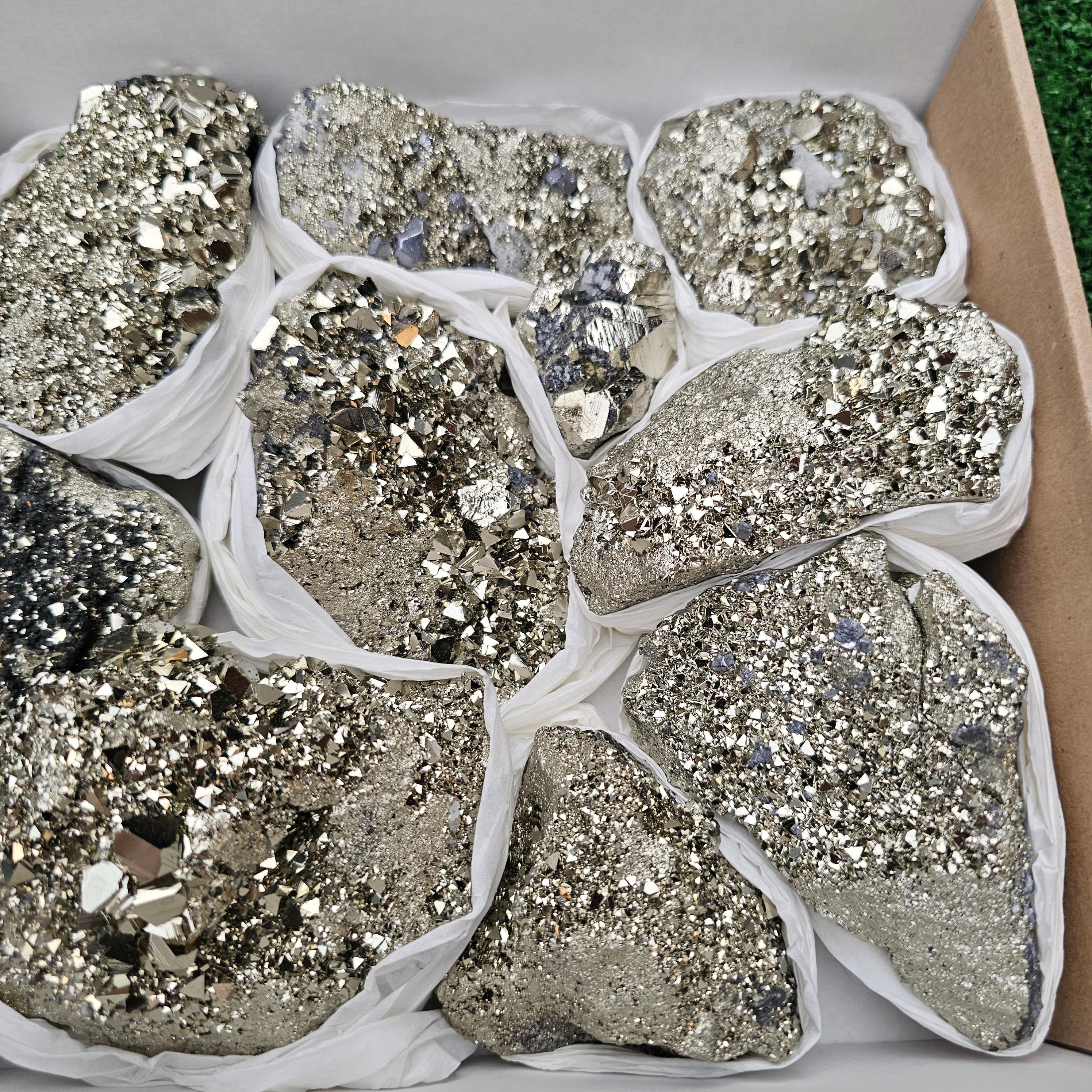 12 pc pyrite octahedral