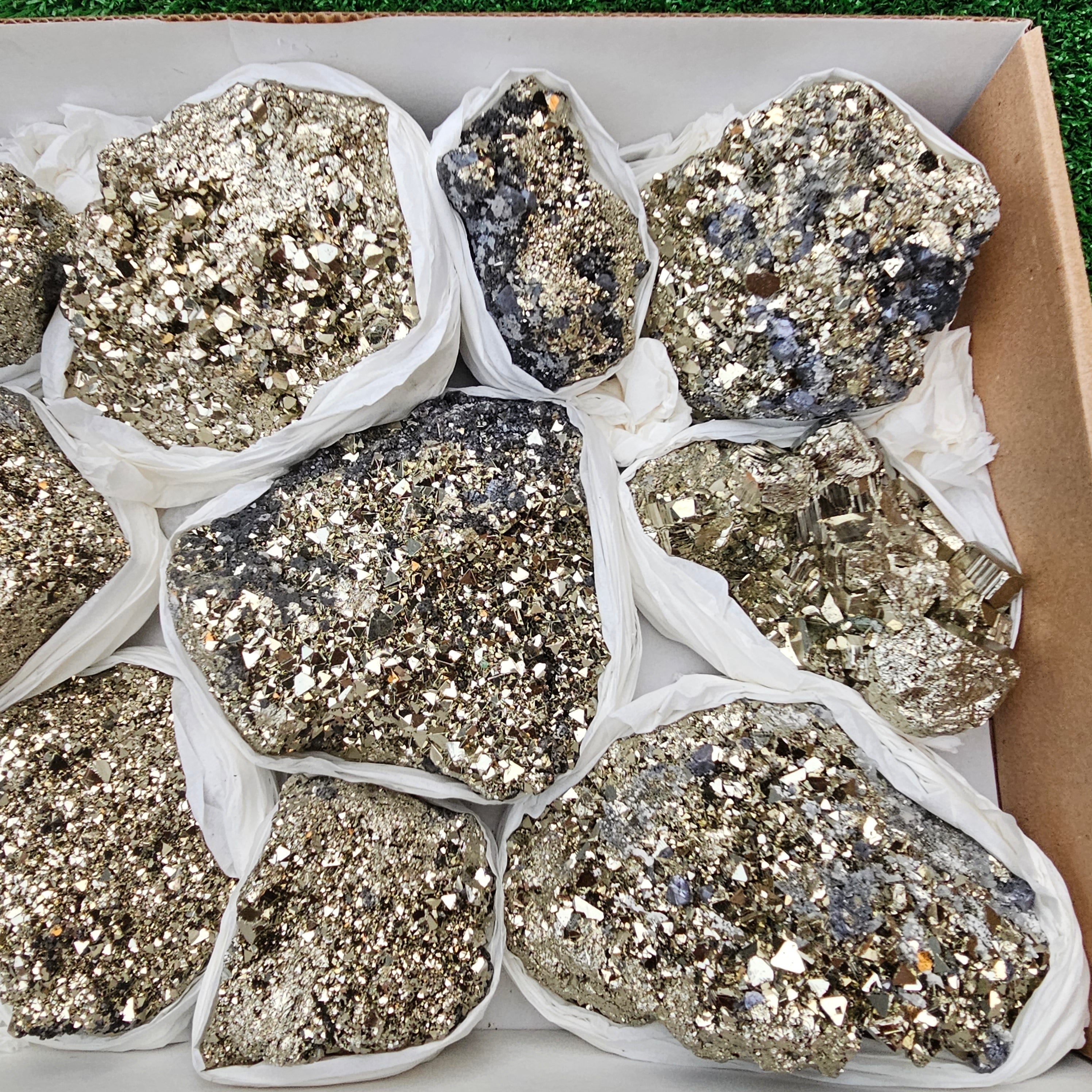 11 pc pyrite octahedral