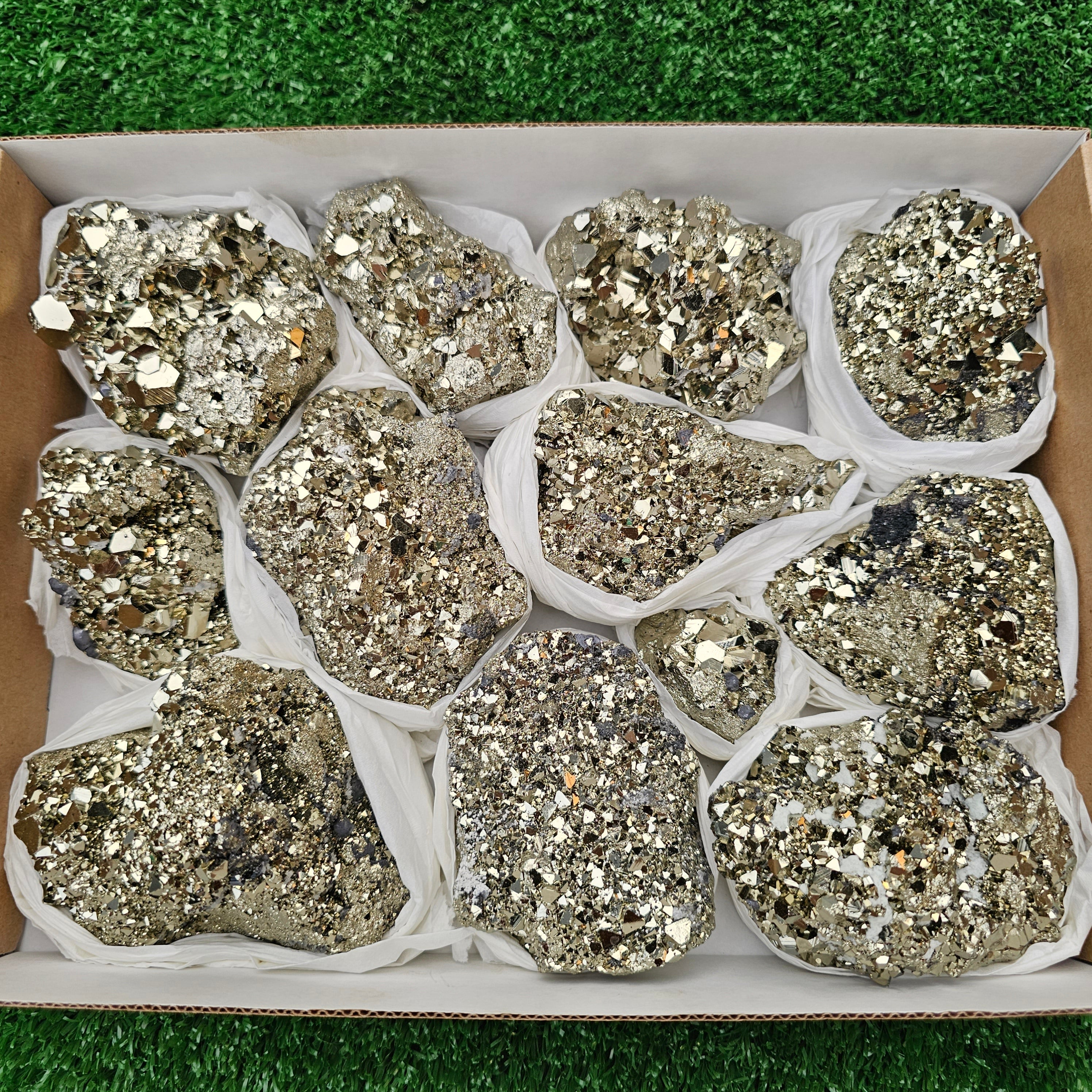 12 pc pyrite octahedral