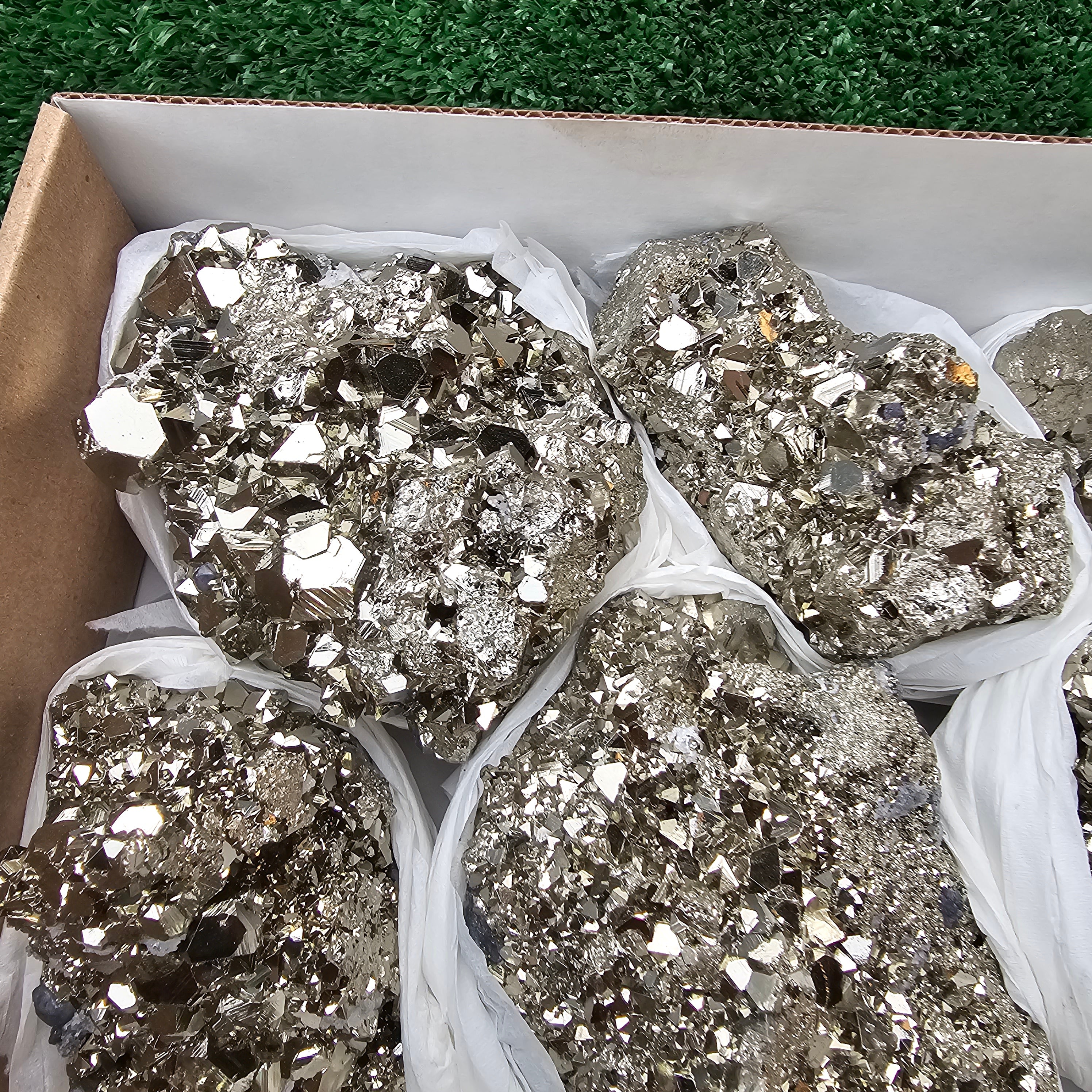 12 pc pyrite octahedral