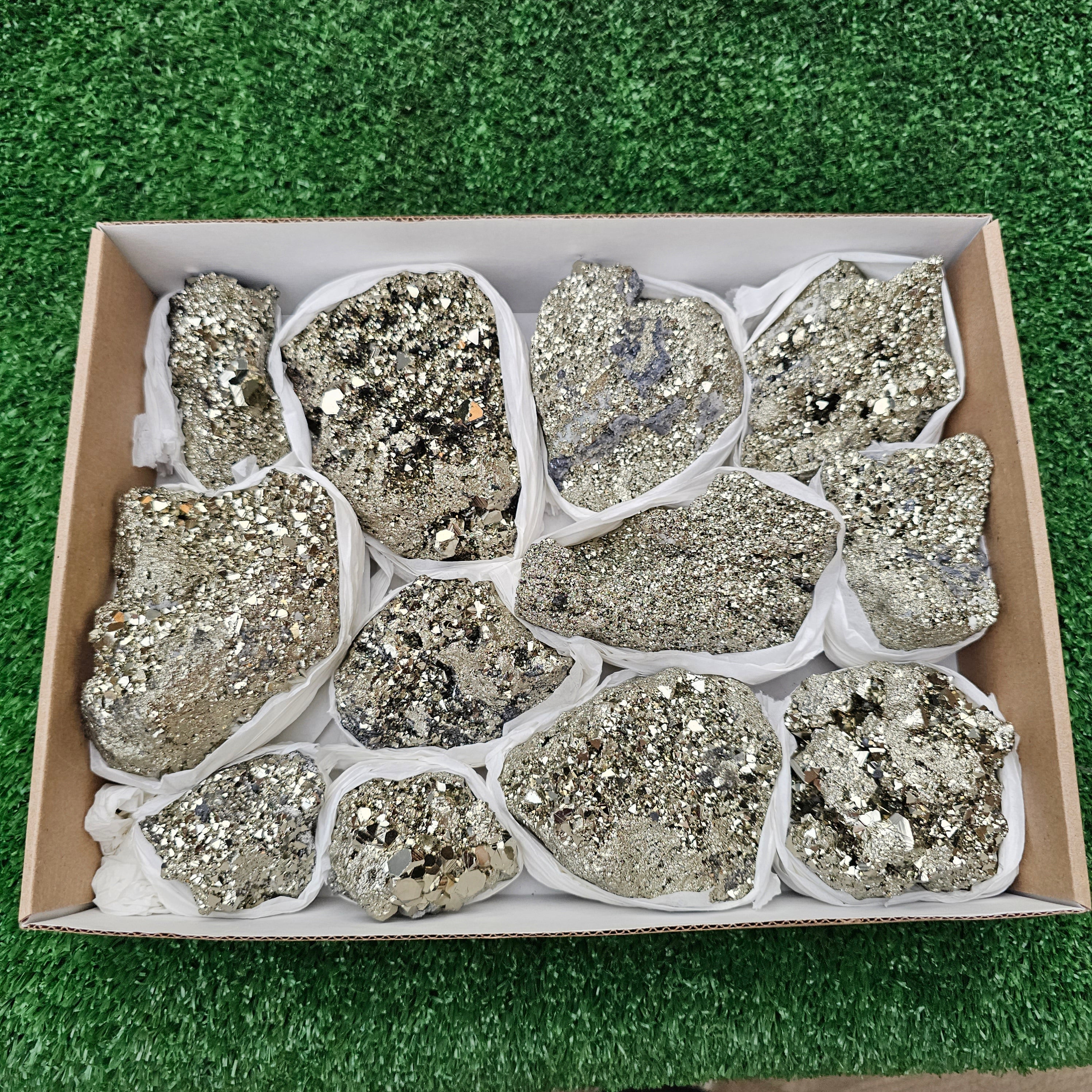 12 pc pyrite octahedral