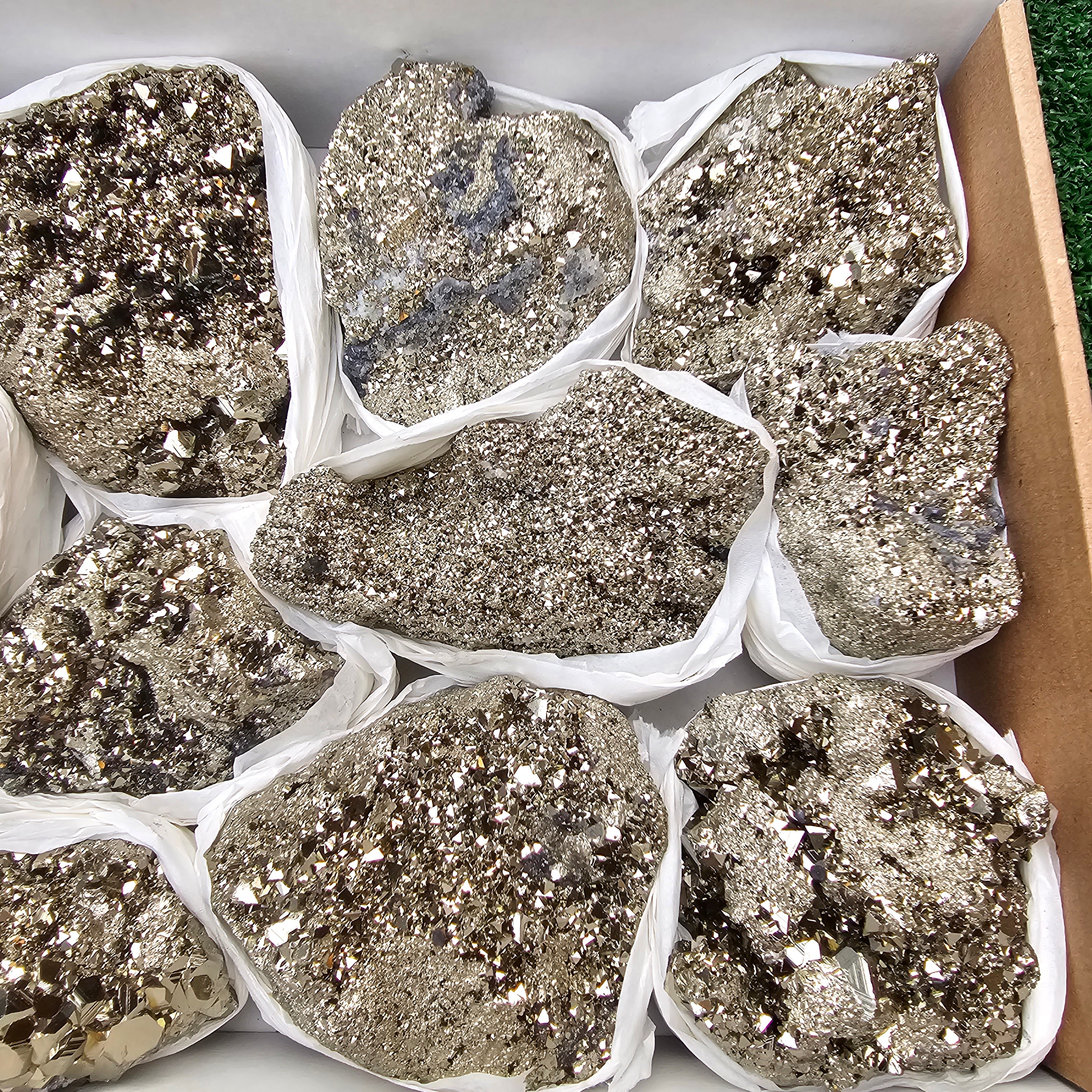 12 pc pyrite octahedral