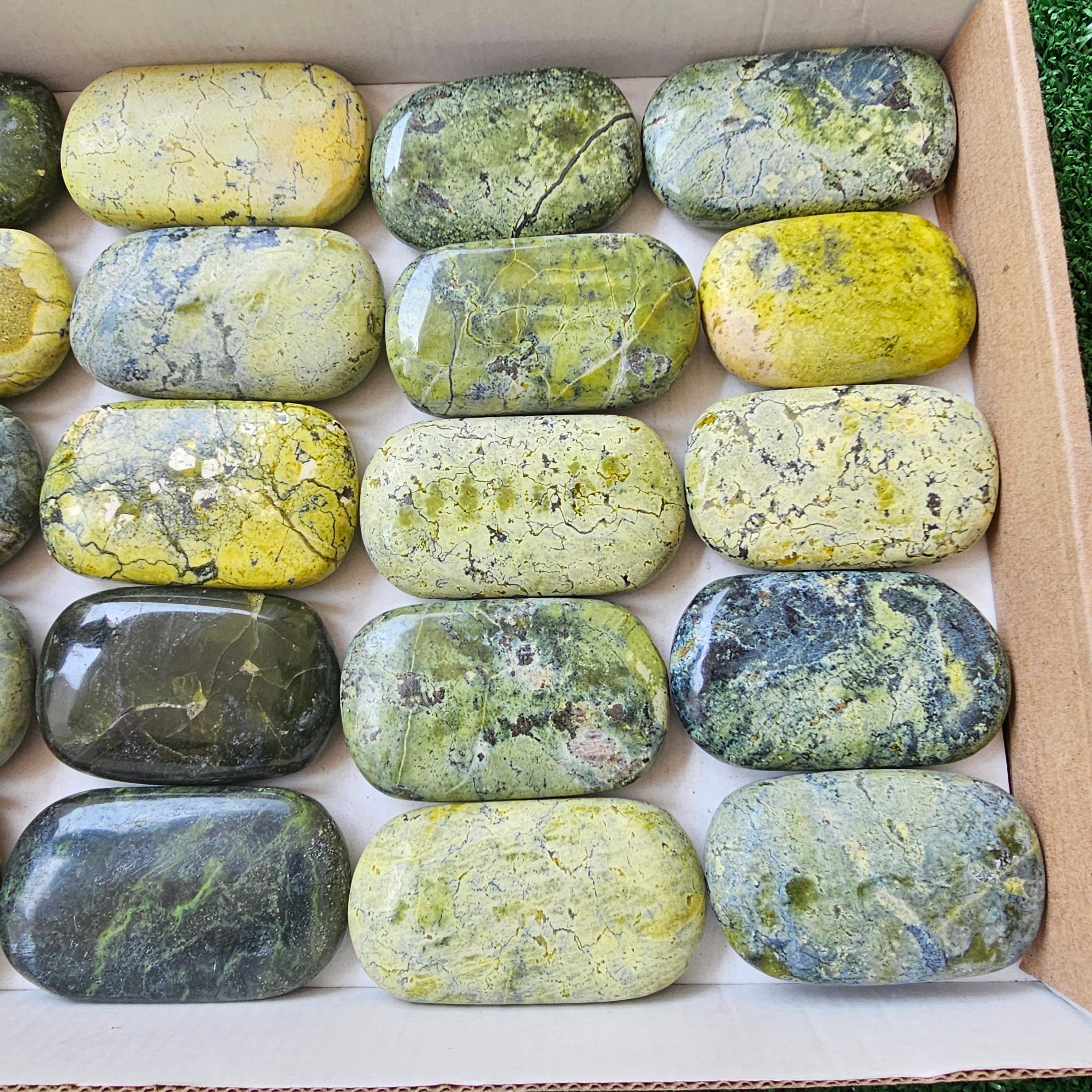 20 pc green serpentine palms