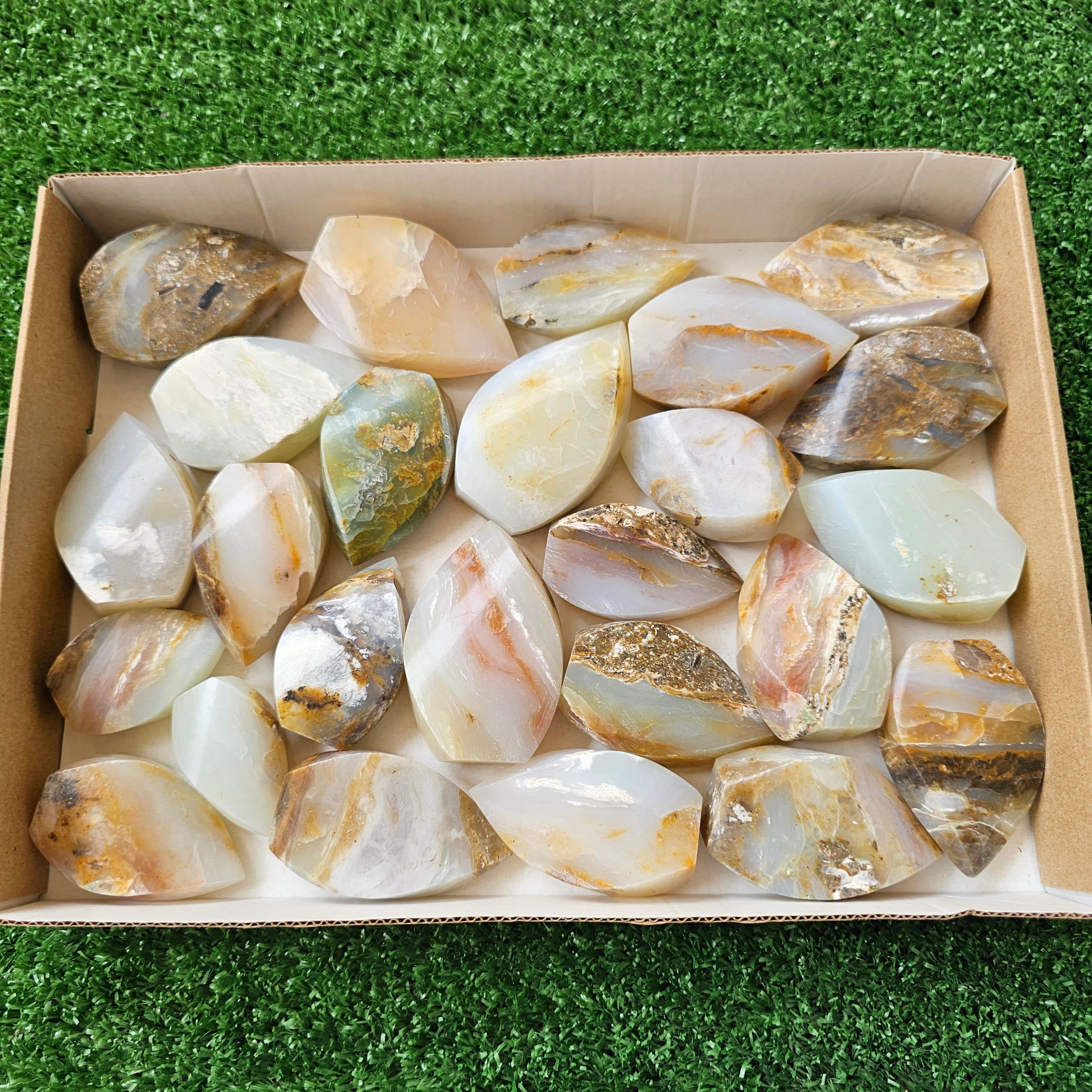 25 pc blue opal flames