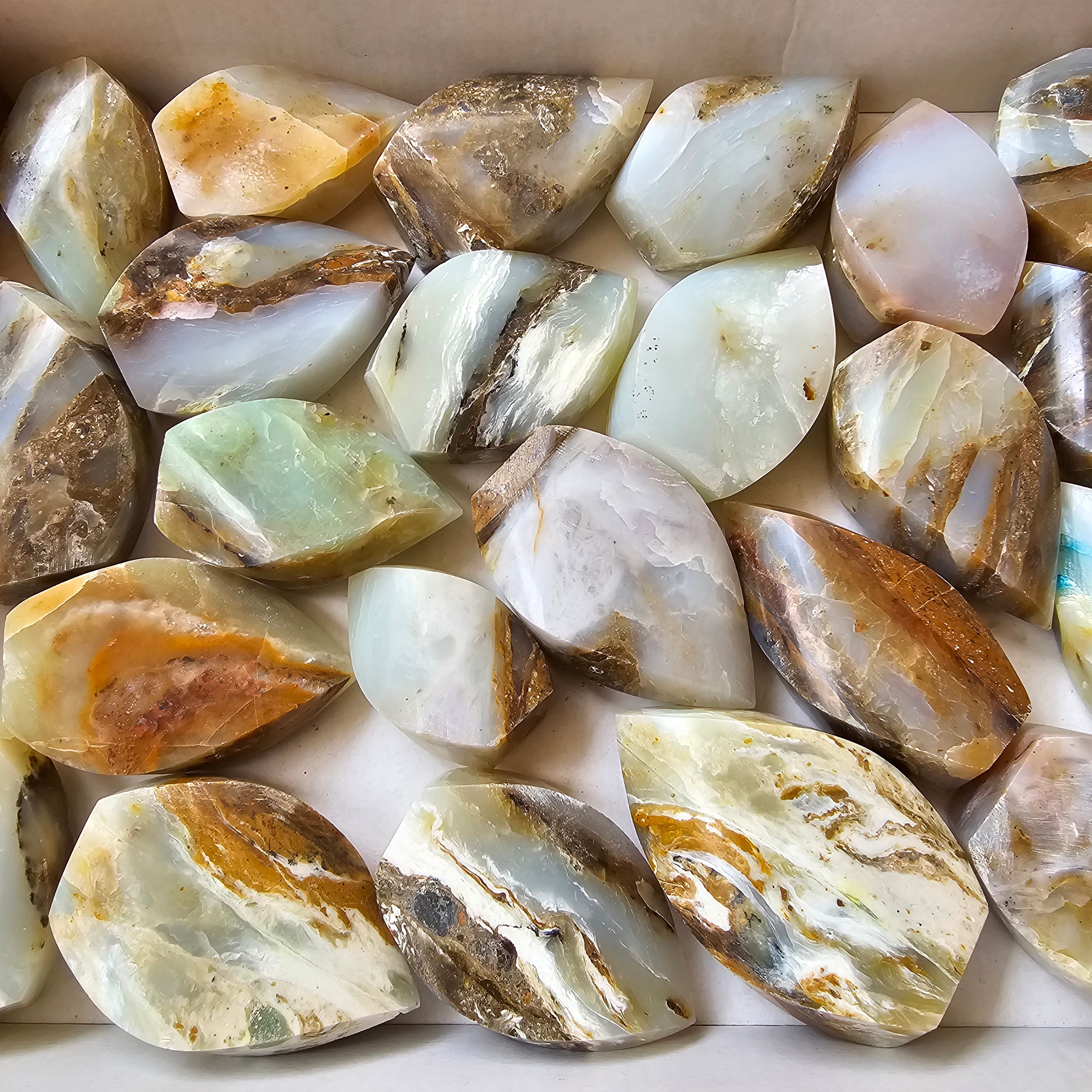 23 pc blue opal flames