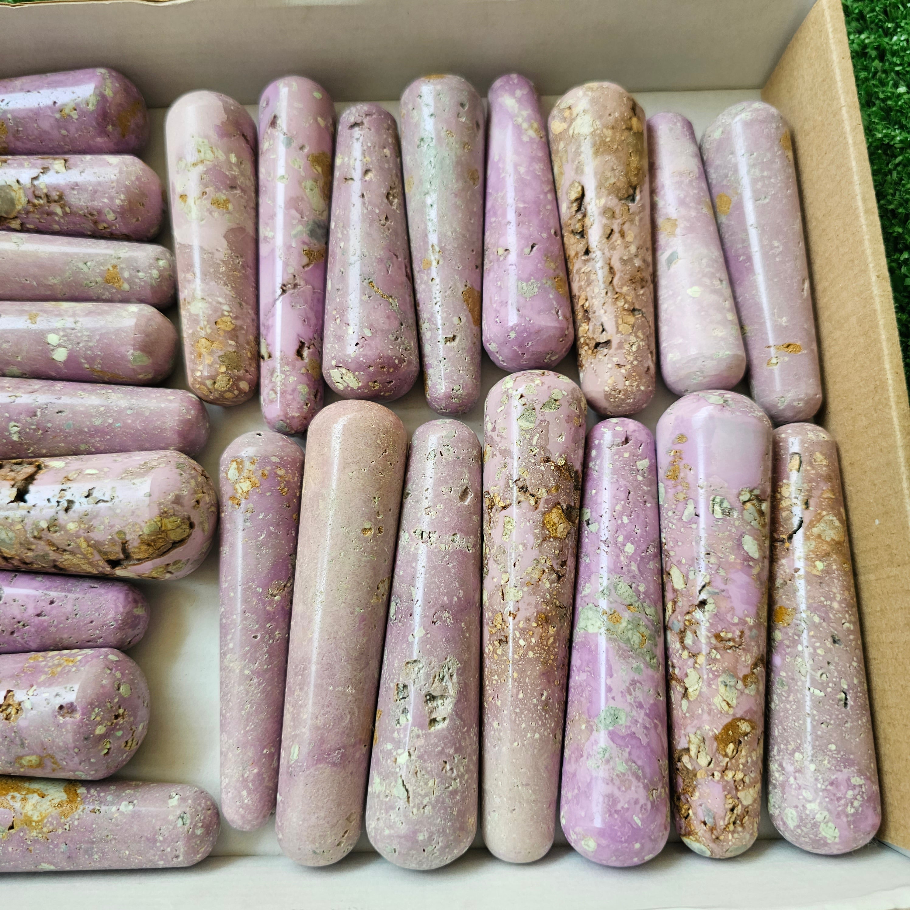 24 pc phosphosiderite wands massage