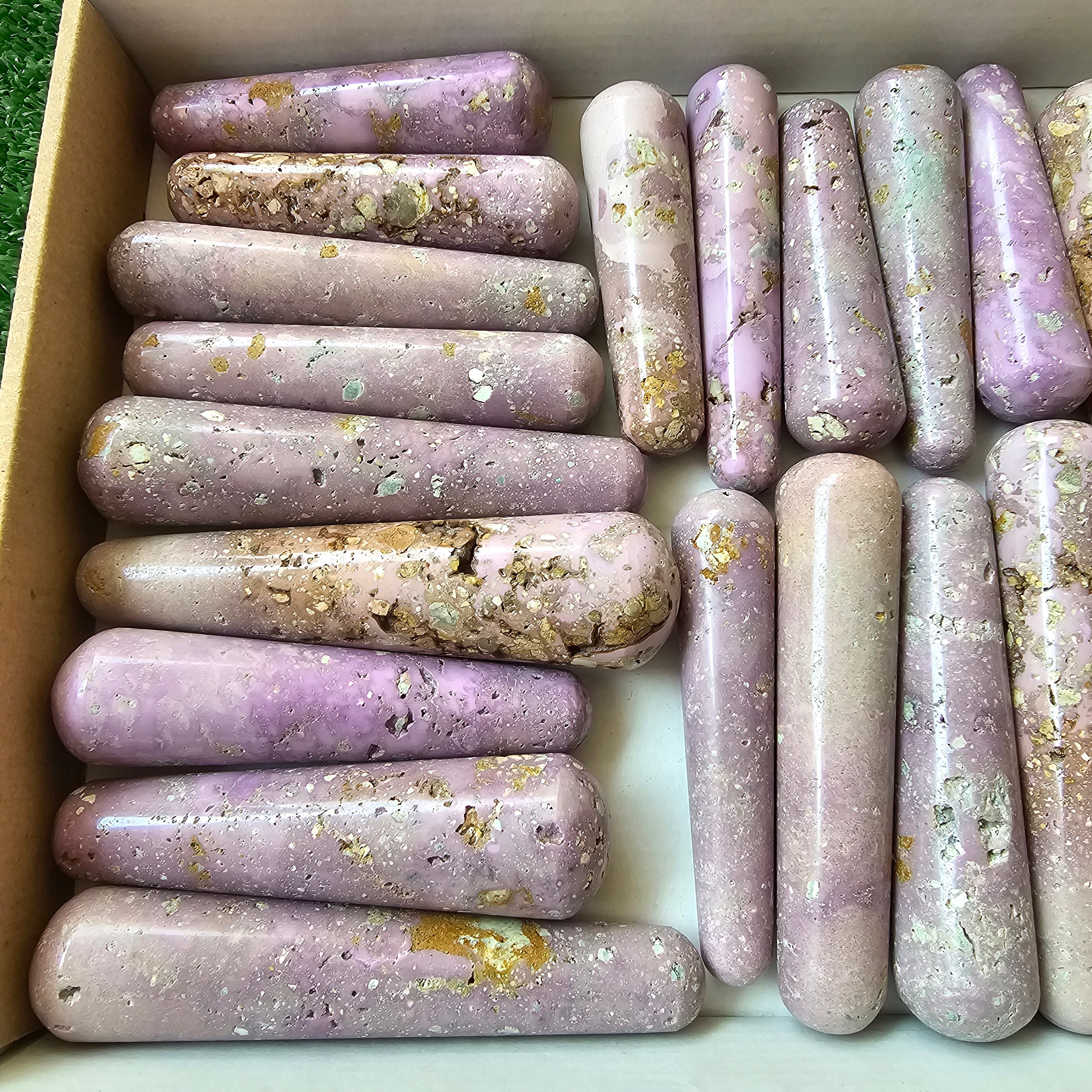 24 pc phosphosiderite wands massage