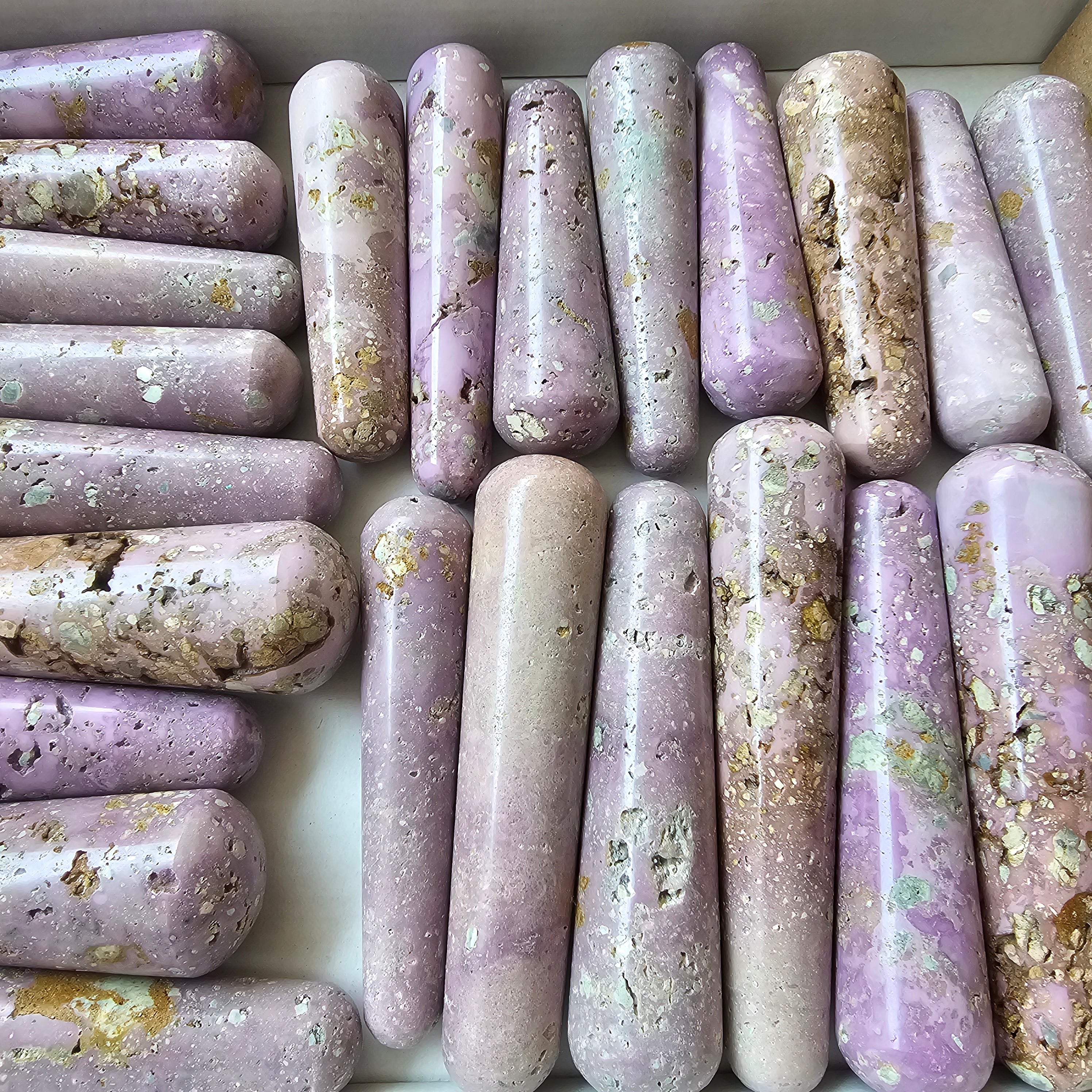 24 pc phosphosiderite wands massage