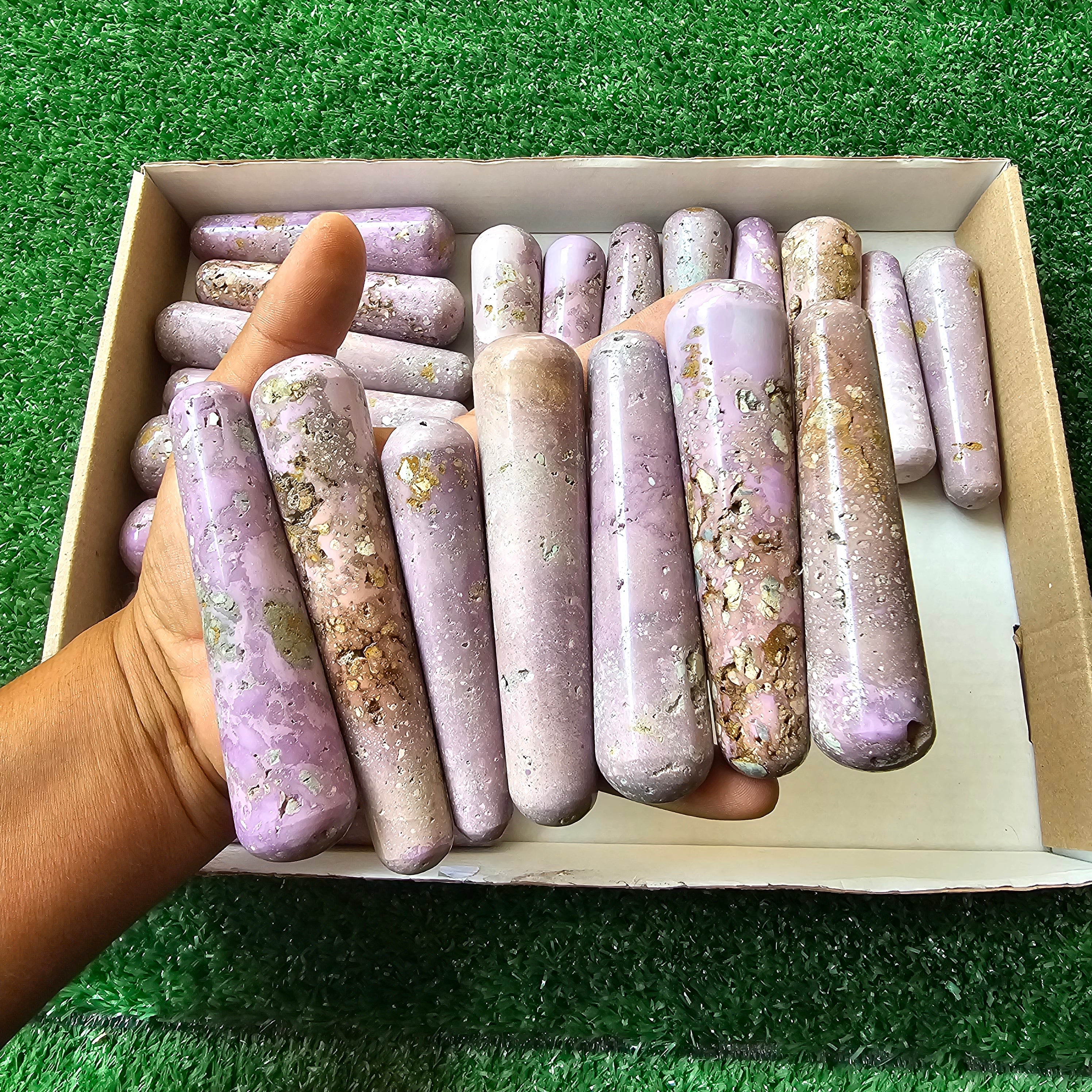 24 pc phosphosiderite wands massage