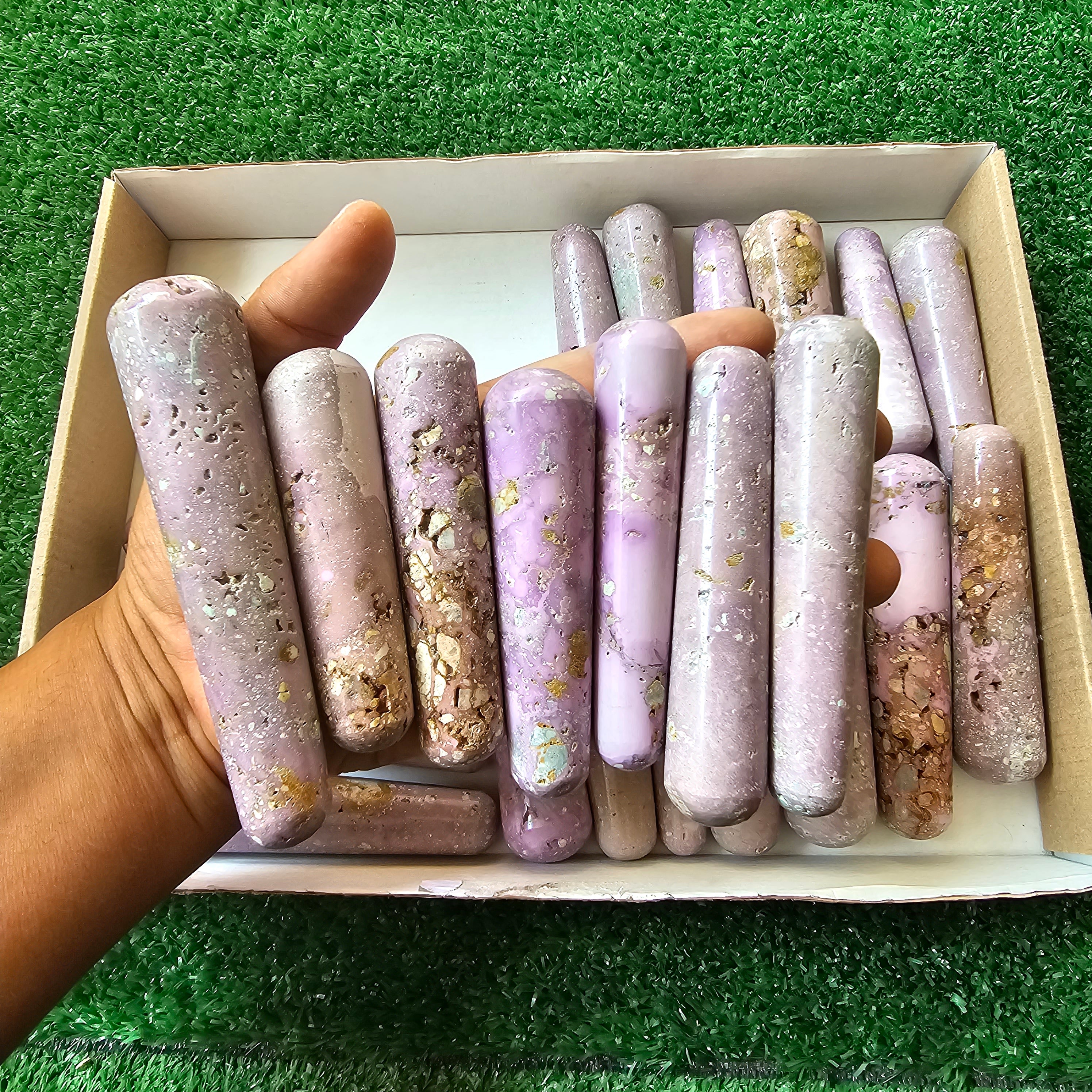 24 pc phosphosiderite wands massage