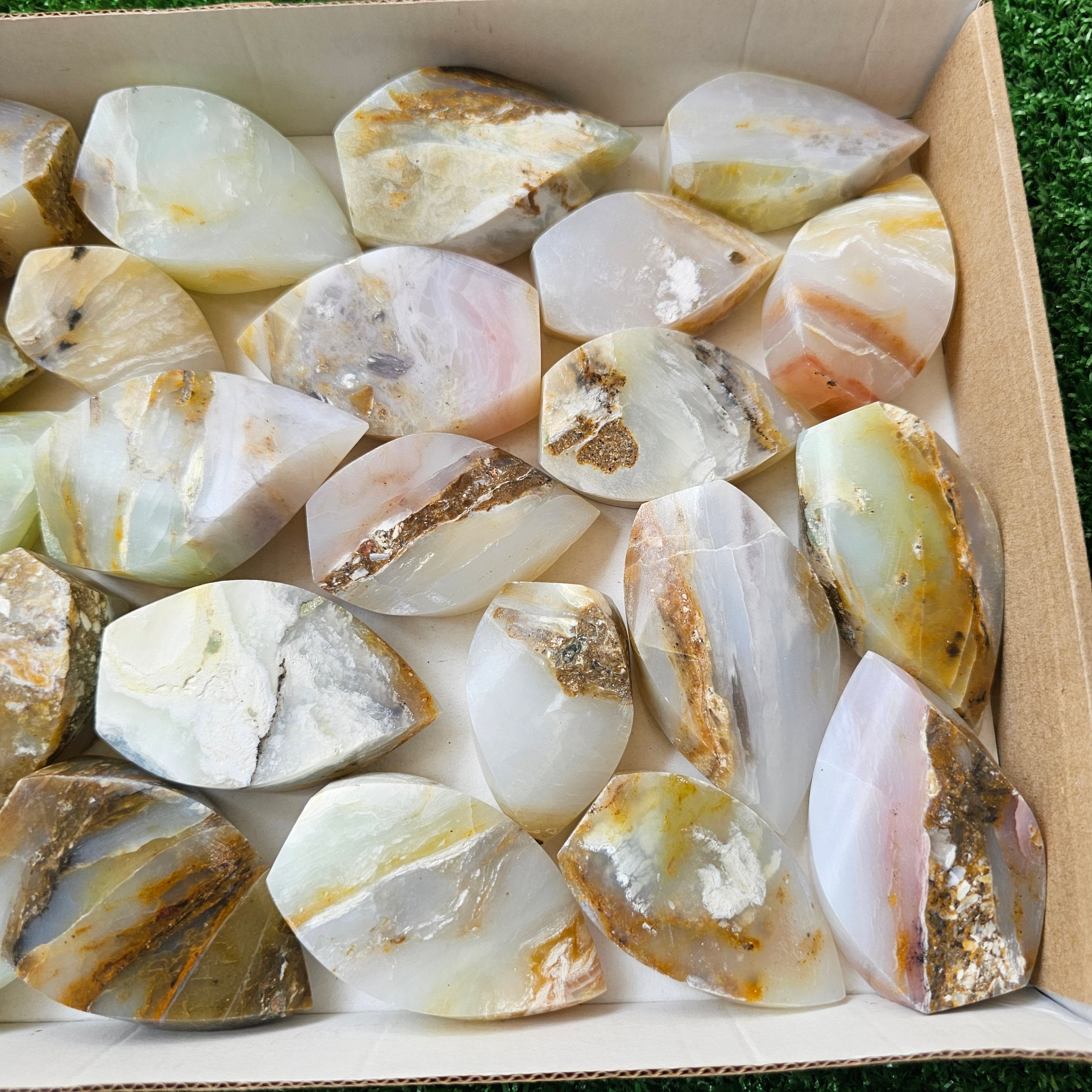 24 pc blue opal flames