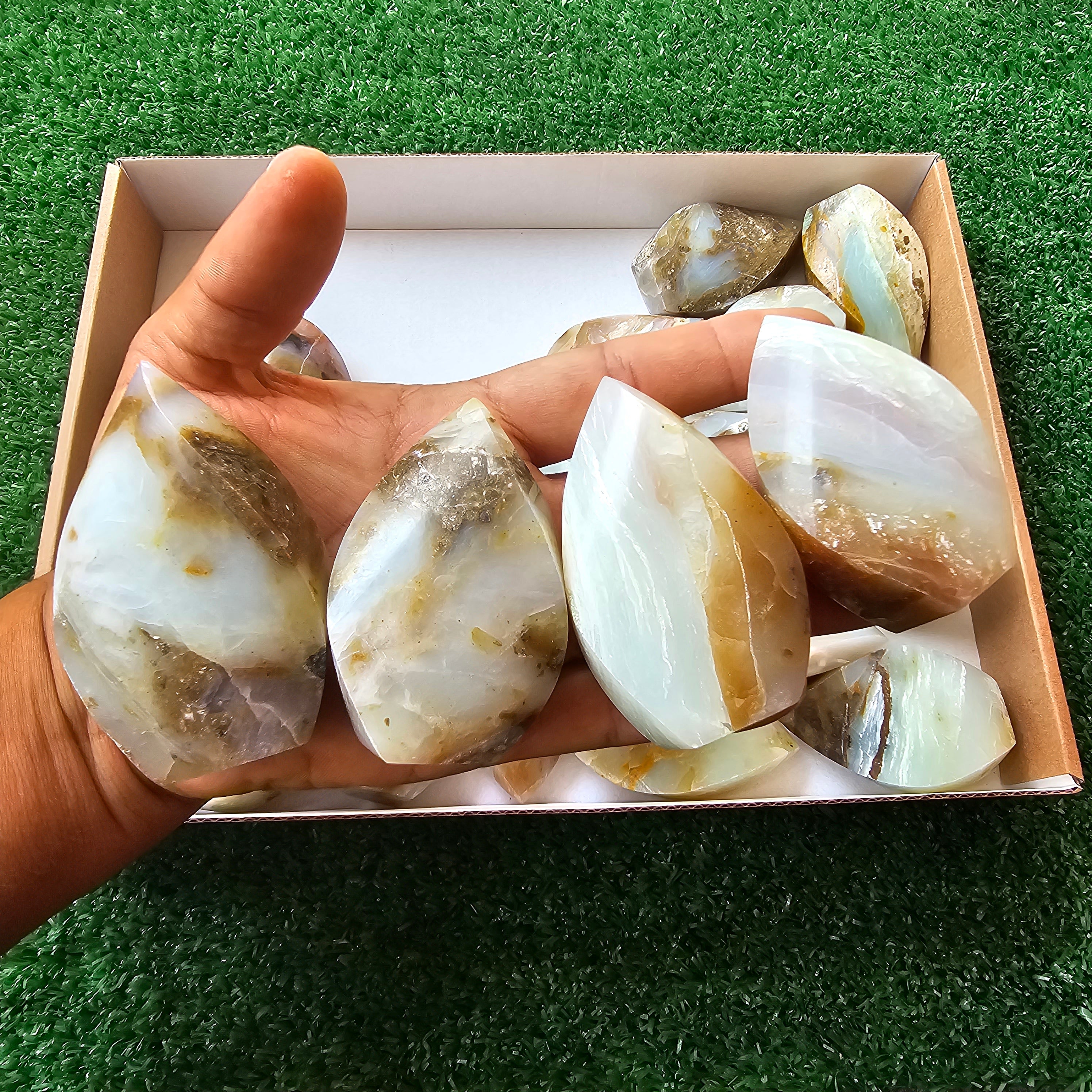 25 pc blue opal flames