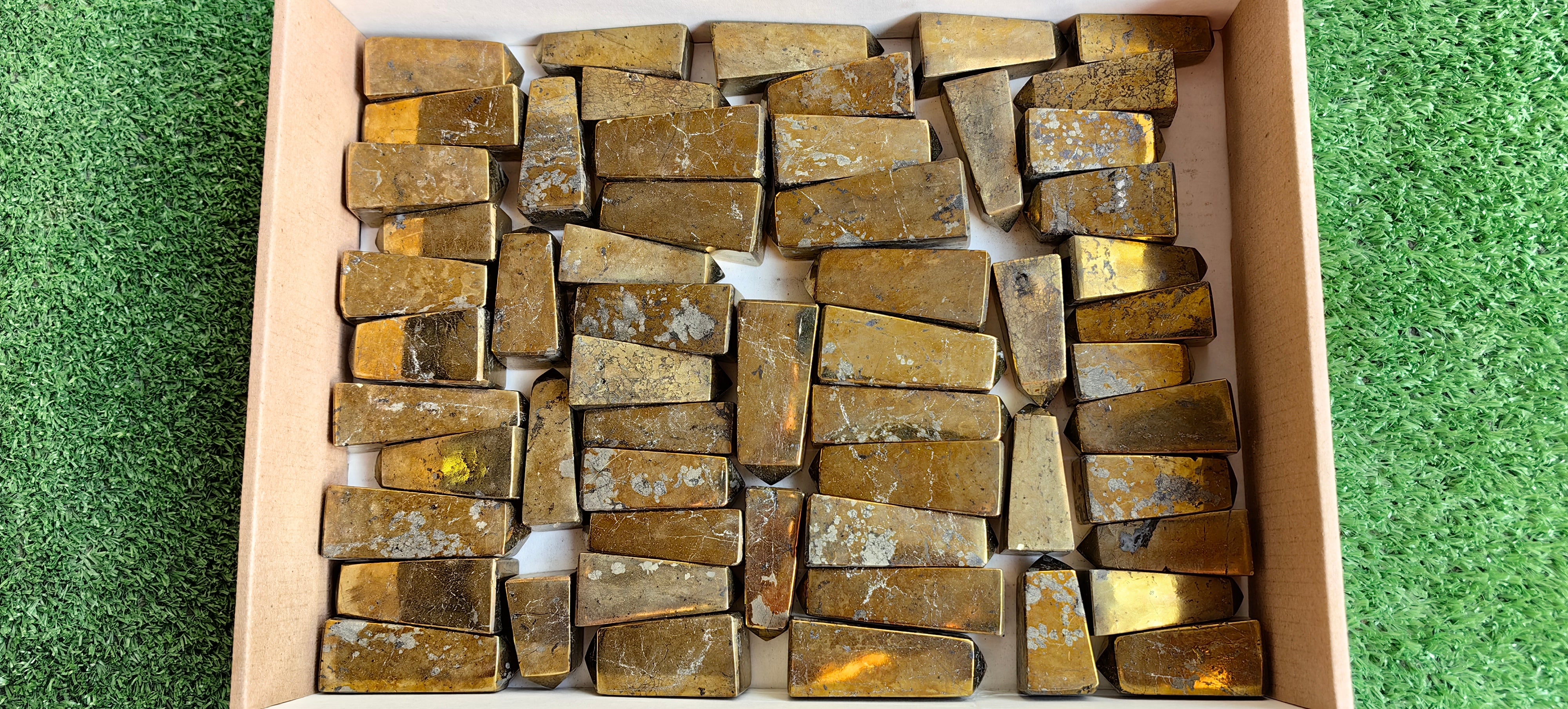 Lot 57 pcs Chalcopyrite tower