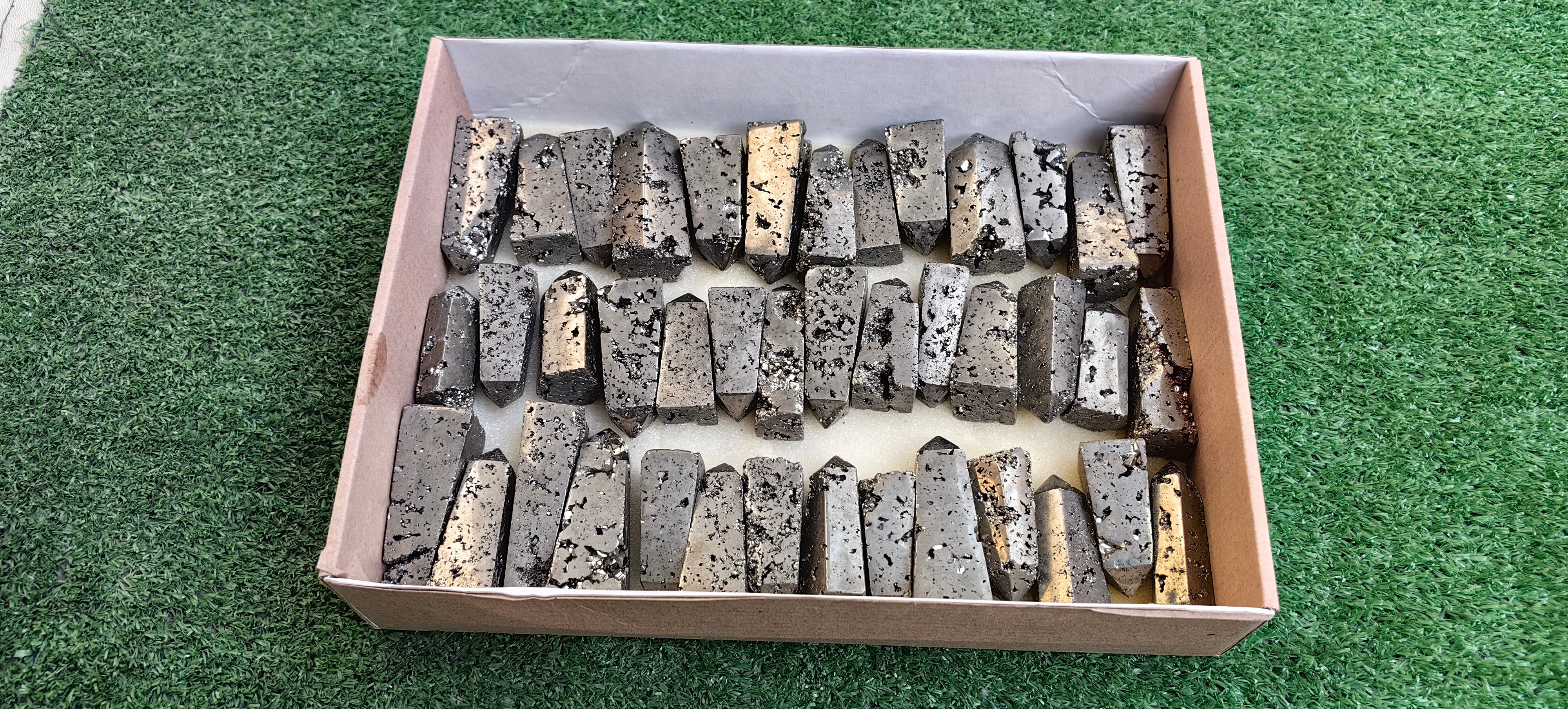 Lot 41 pcs Pyrite tower