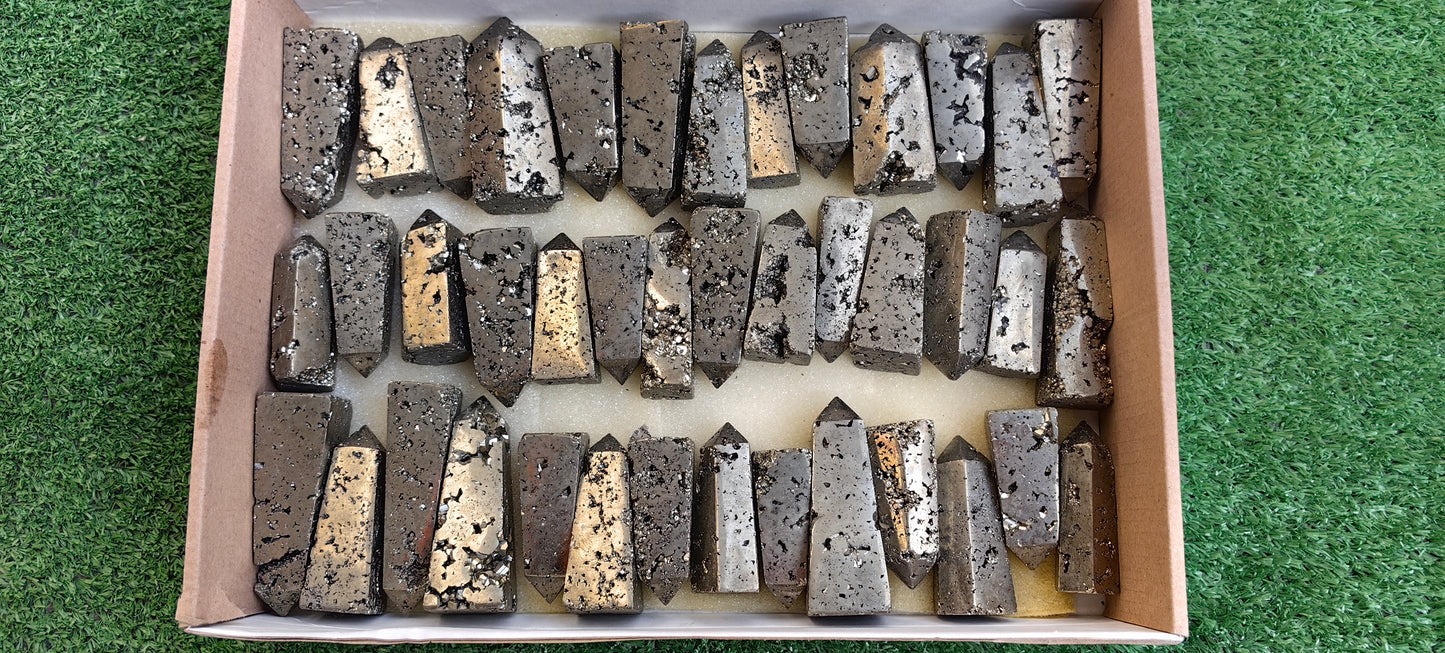 Lot 41 pcs Pyrite tower