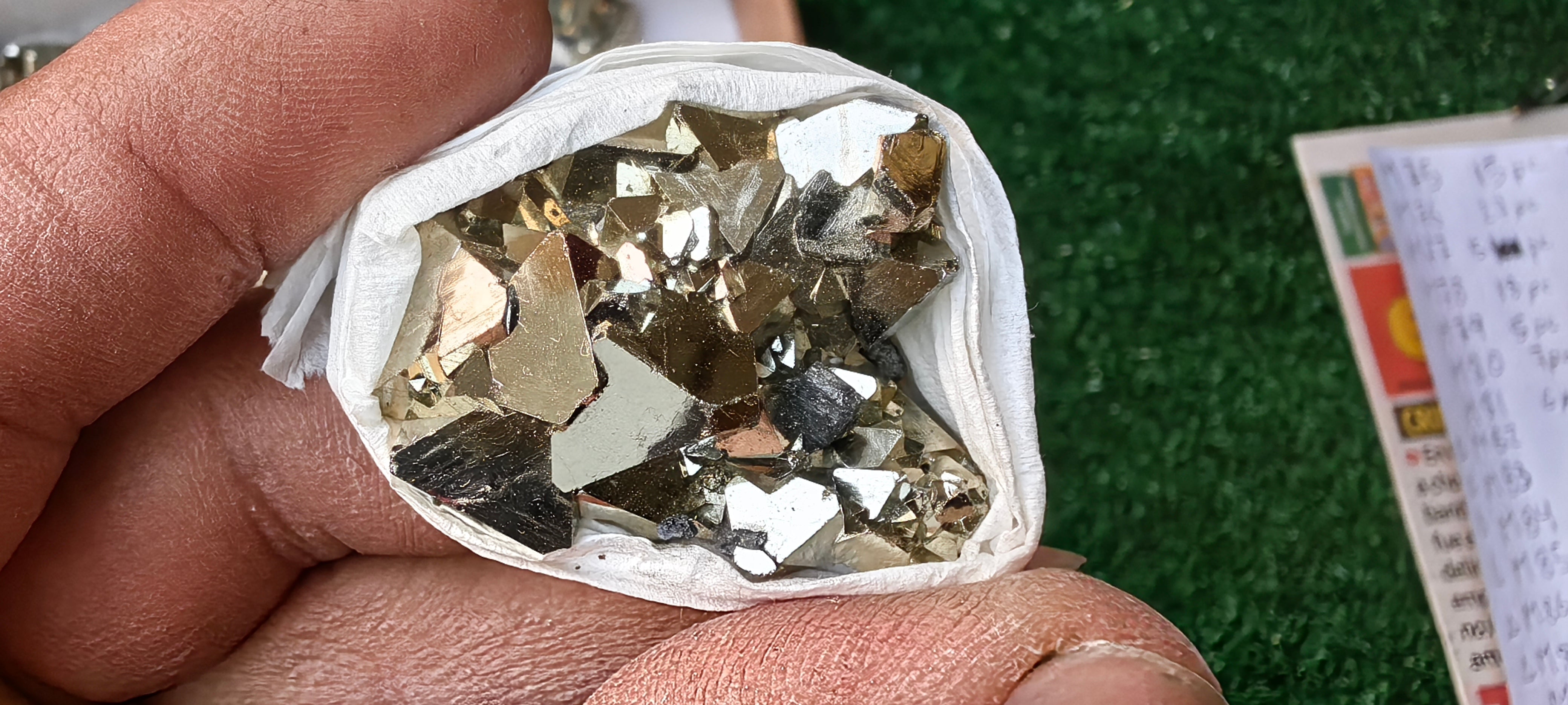 Lot 54 pieces Pyrite with Sphalerite**