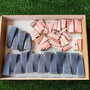 Lot 48 pcs Pink Opal / Angelite Tower*