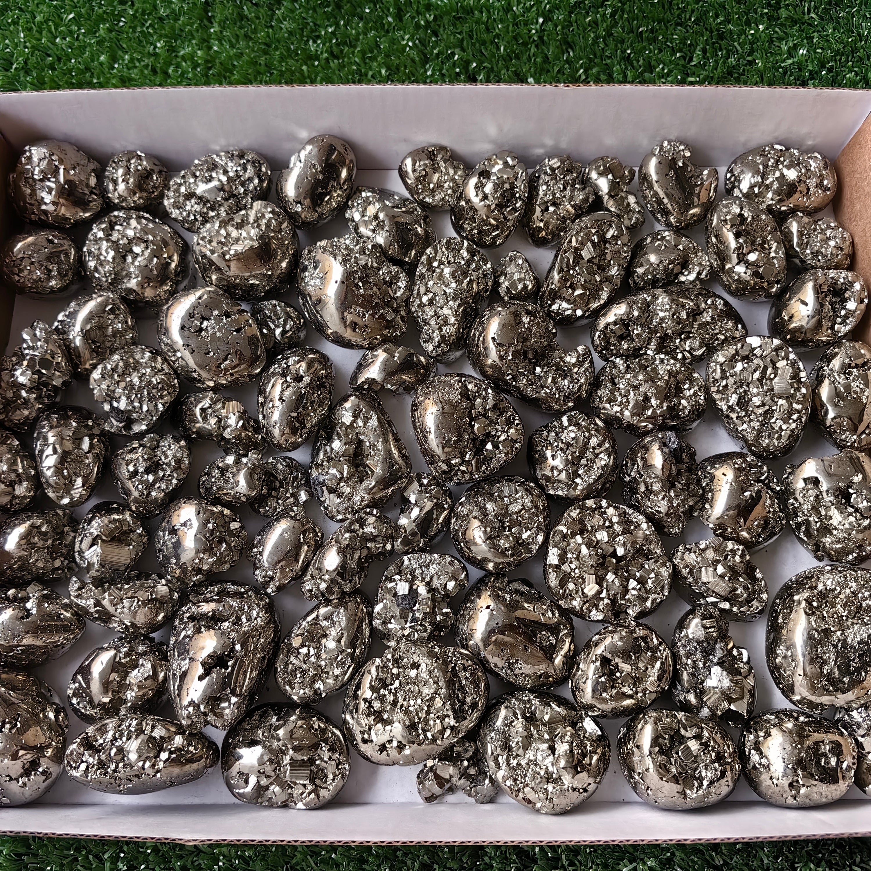 Lot 75 pcs Pyrite Tumbled*