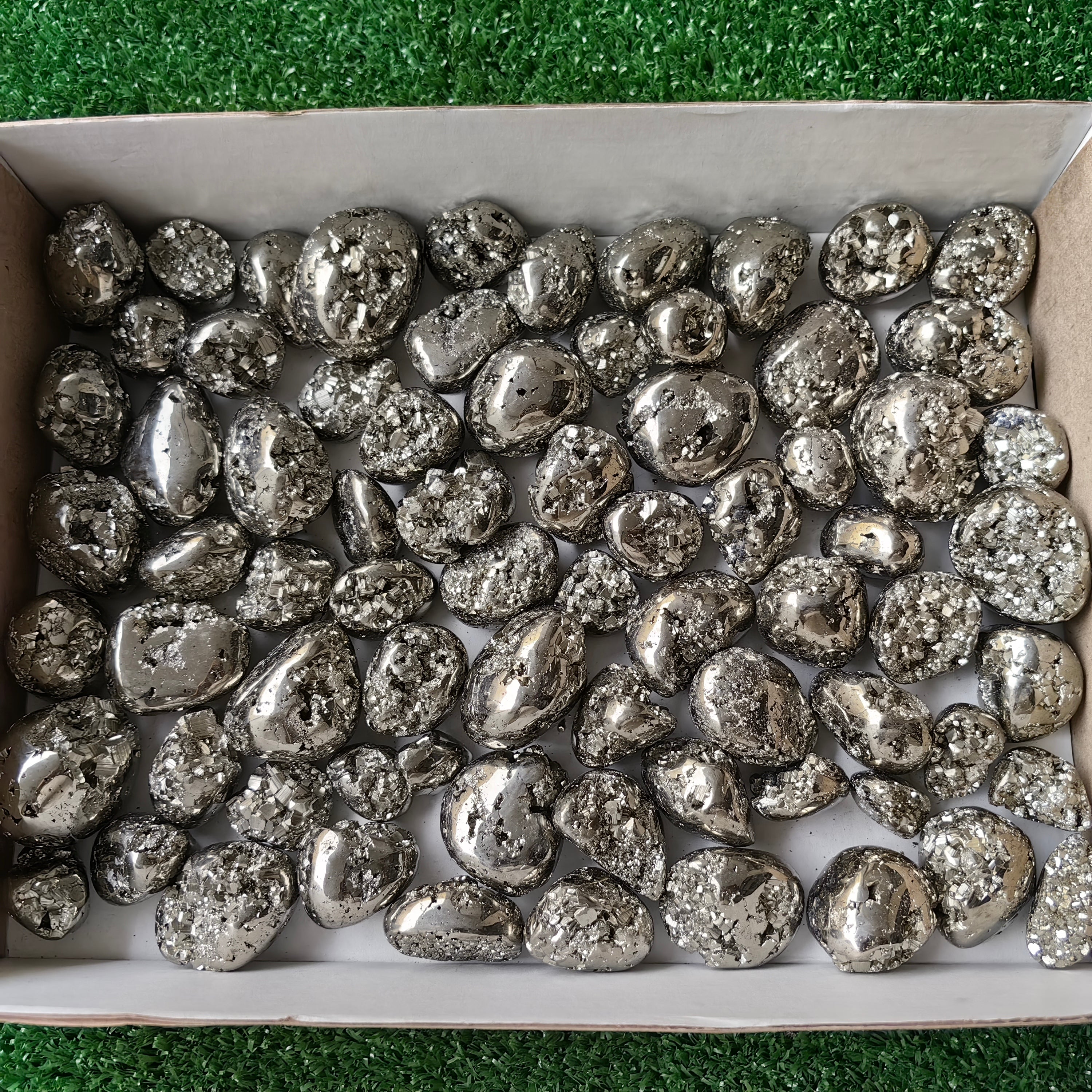 Lot 75 pcs Pyrite Tumbled*