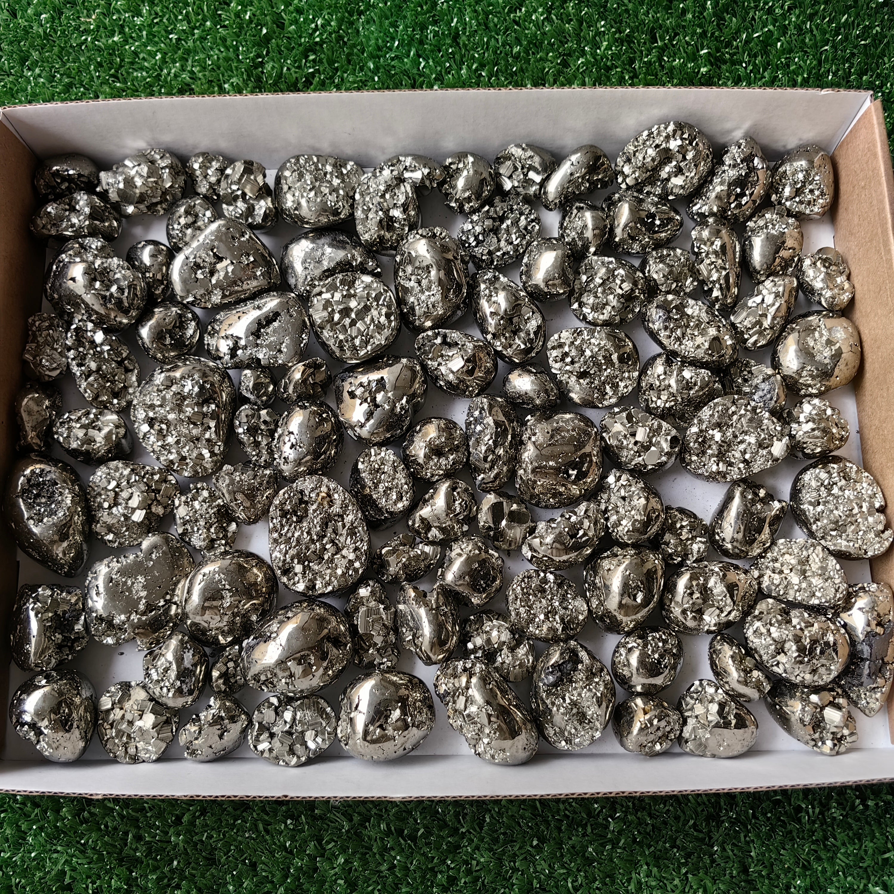 Lot 99 pcs Pyrite Tumbled*