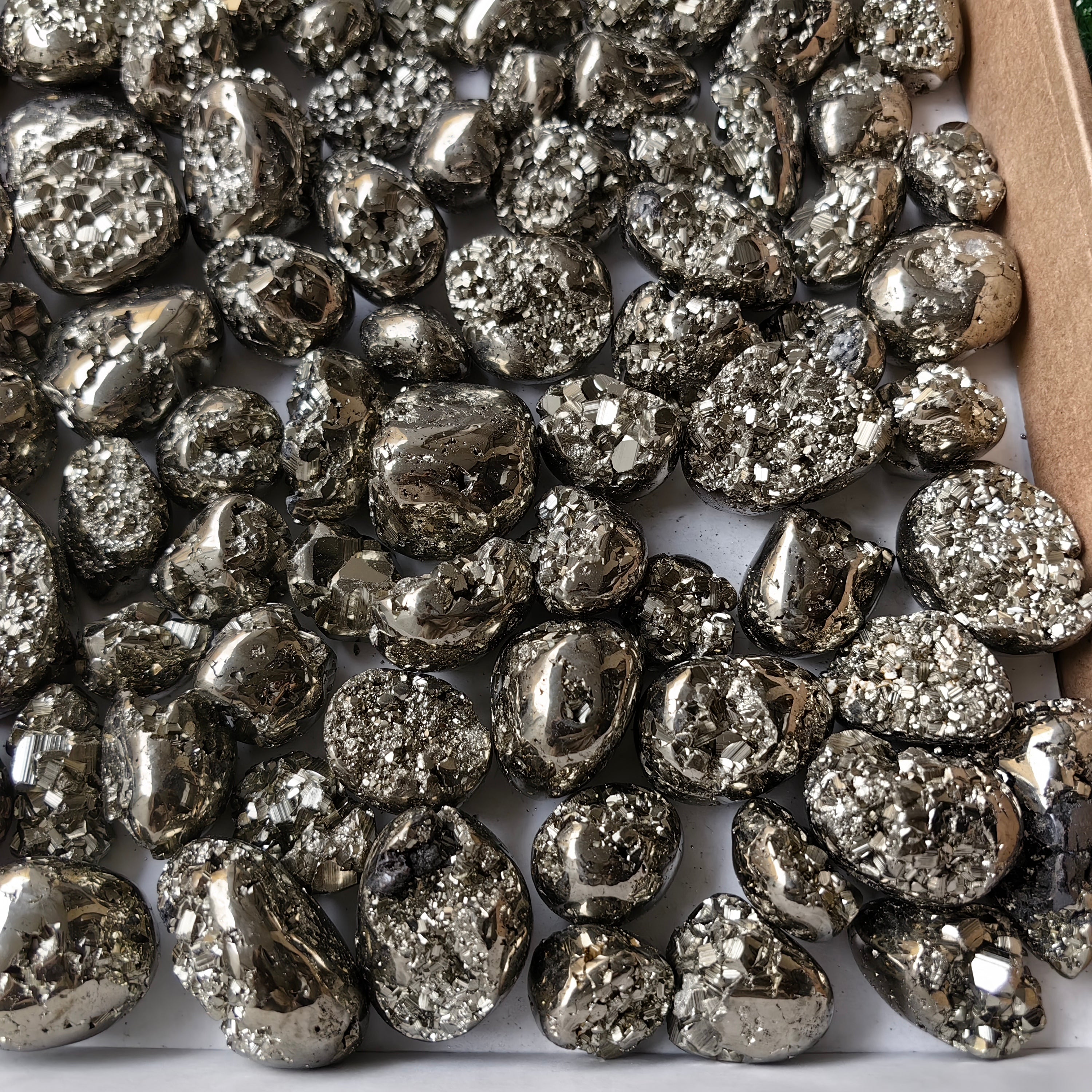 Lot 99 pcs Pyrite Tumbled*