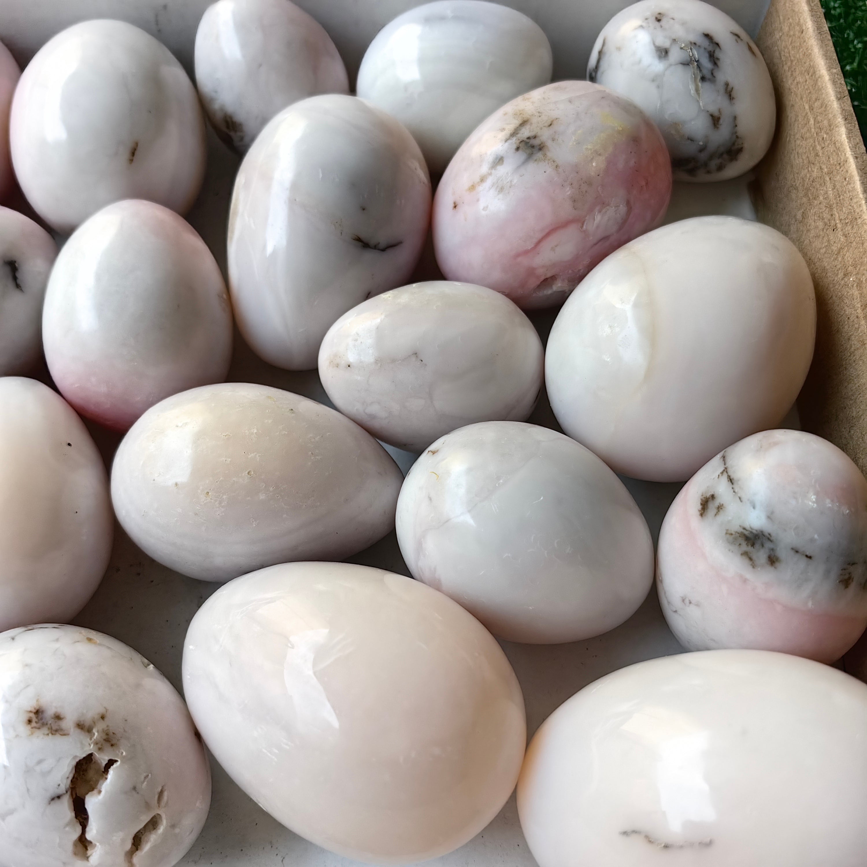24 pcs pink opal eggs