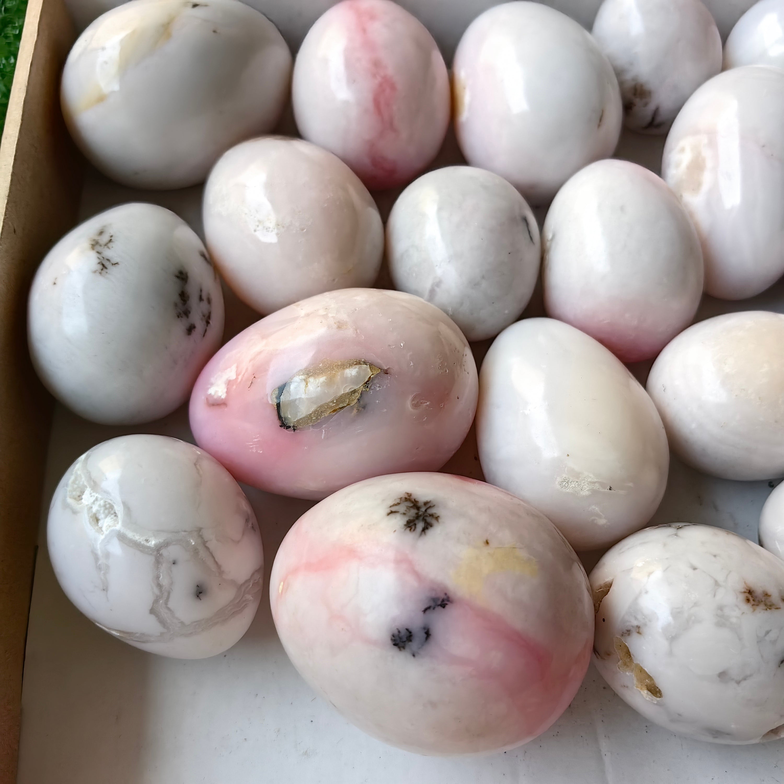 24 pcs pink opal eggs