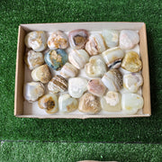 25 pc blue opal hearts