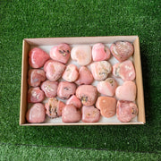 24 pc pink opal hearts