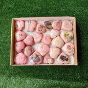 22 pc pink opal hearts